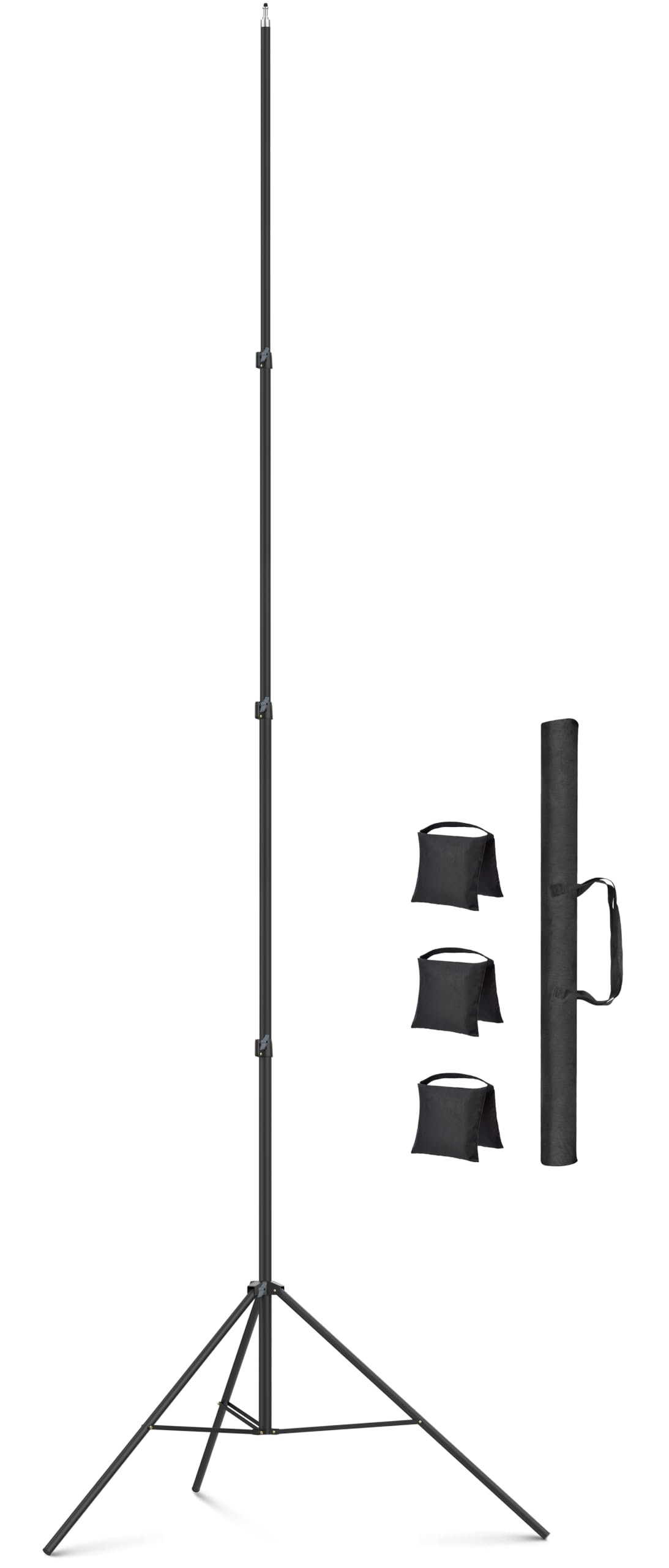 Sdfghj 16.4' Sky High Tripod Tall Video Camera Sports Tripod Stand, 16.4Ft/197Inch/500Cm Heavy Duty Photography Light Stand For Filming Recording Gopro Sport Game Photo