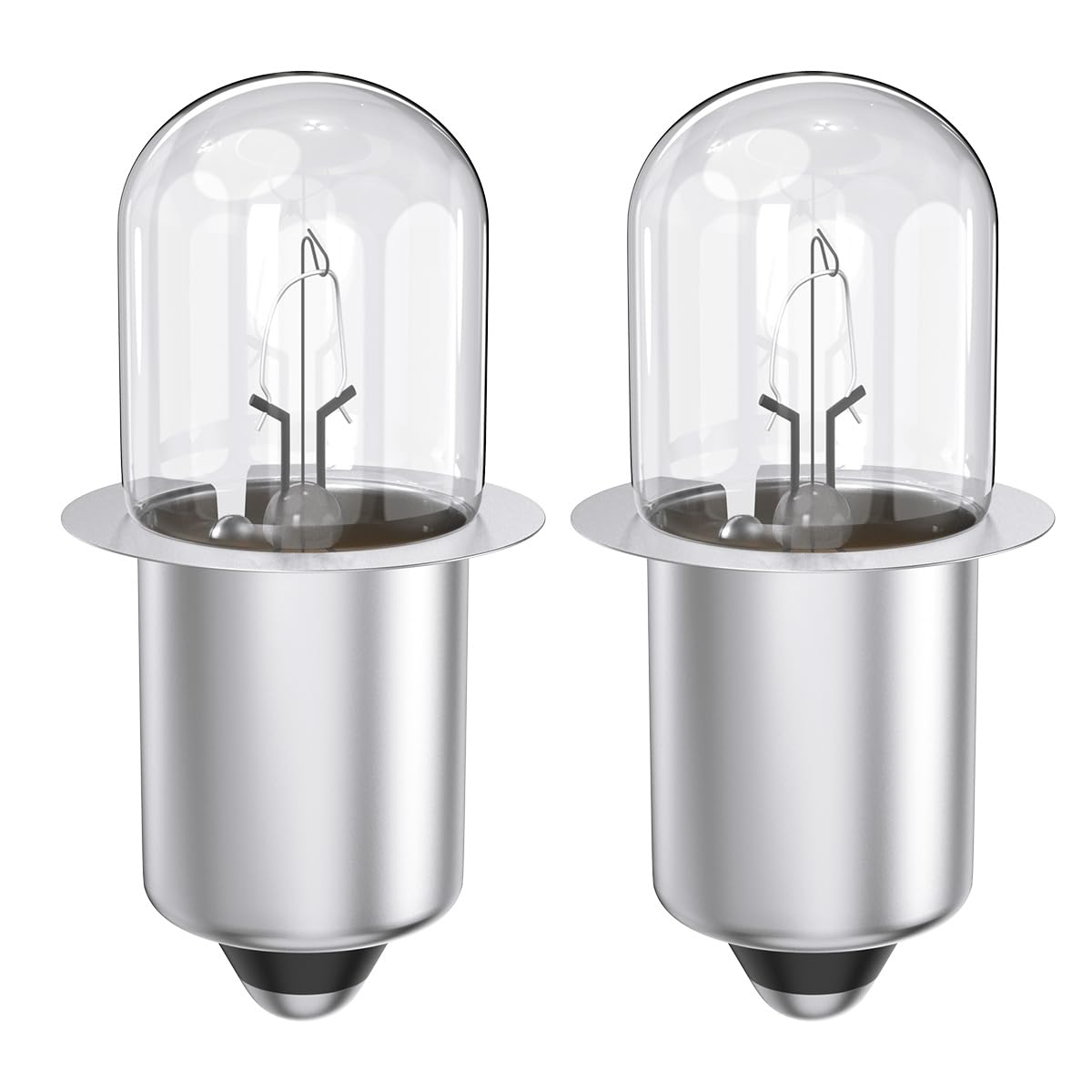 Fugedox Xpr18 18V 0.6A Xenon Flashlight Bulb Fit For Dewalt Dw9083 Dw908 Dw919 Dc509 Flashlights, Ridgid 18 Volt Cordless Flashlights And P703 / P704 Cordless Lithium Worklights - 2 Pack