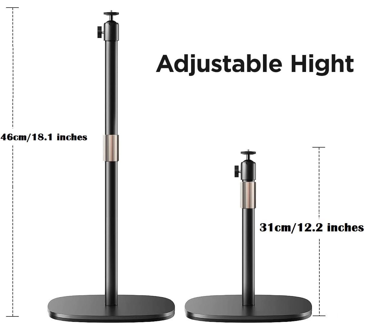 Acetaken Heavy-Duty Webcam Stand, Tabletop Webcam Tripod Holder Compatible With Logitech Mx Brio 4K,Brio Pro X 4K,Brio 501,C920X,C922X,C930,C925-E,C615 Webcams
