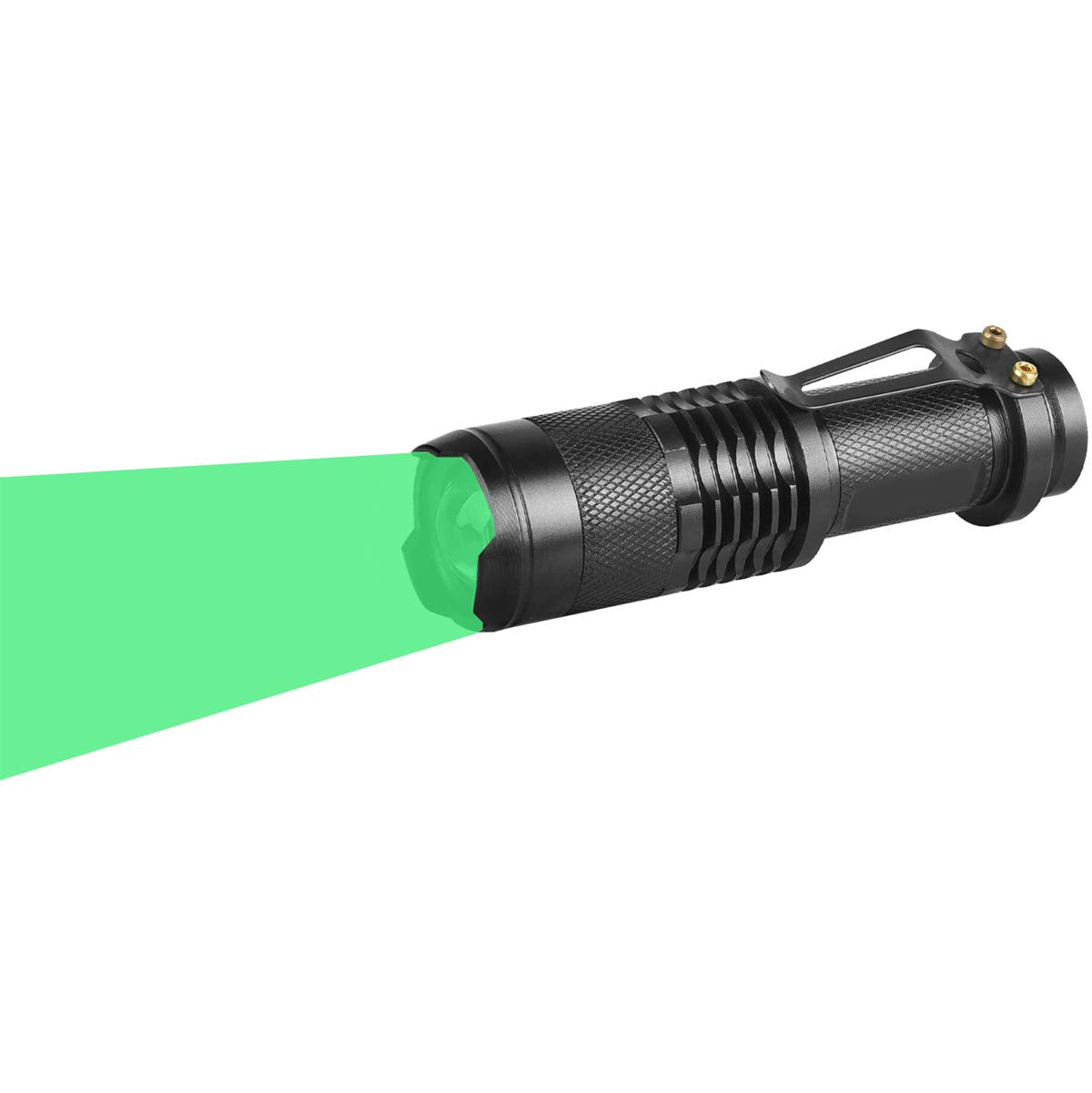 Wayllshine Single Mode Green Led Flashlight, Mini Green Light Flashlight, 1 Mode Green Flashlight, Green Flashlight Torch For Night Observation