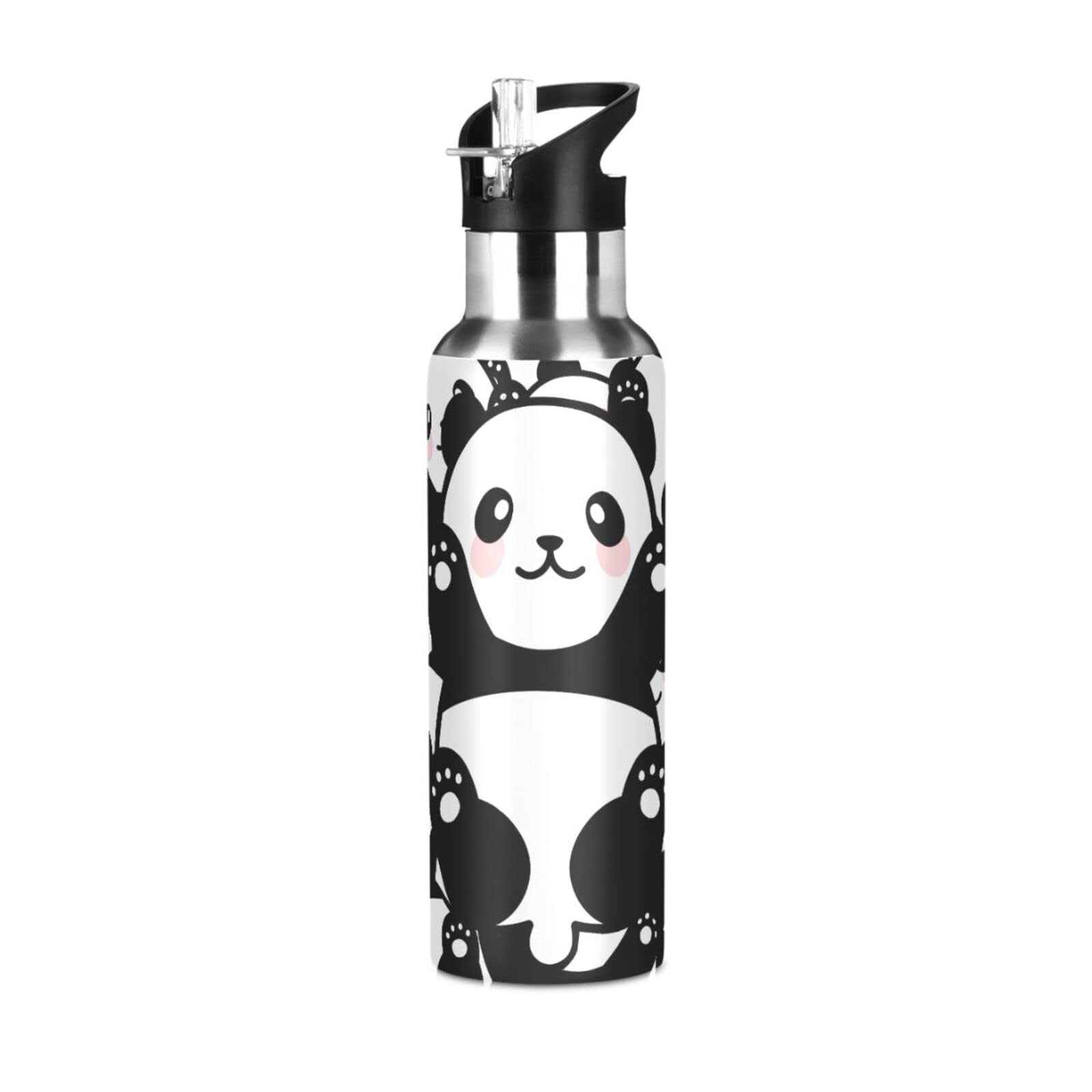 Panda Water Bottle For Kids Girls Panda Water Bottle Cute Panda Little Animal Print Bottle