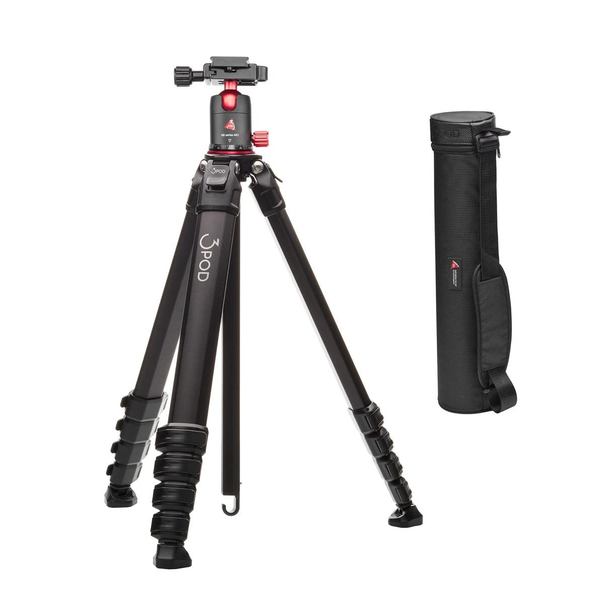3Pod Wander Aluminum Travel Tripod With Ab1 Ab Series Aluminum Ball Head Kit