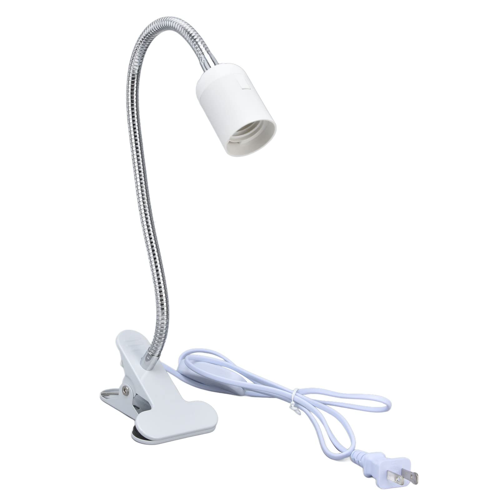 Shanrya Book Lamp Holder, 360 Degree Adjustable Wear-Resistant E27 / E26 Table Lamp Holder For Plant Growth Lamps For Table Lamps U.S. Regulations