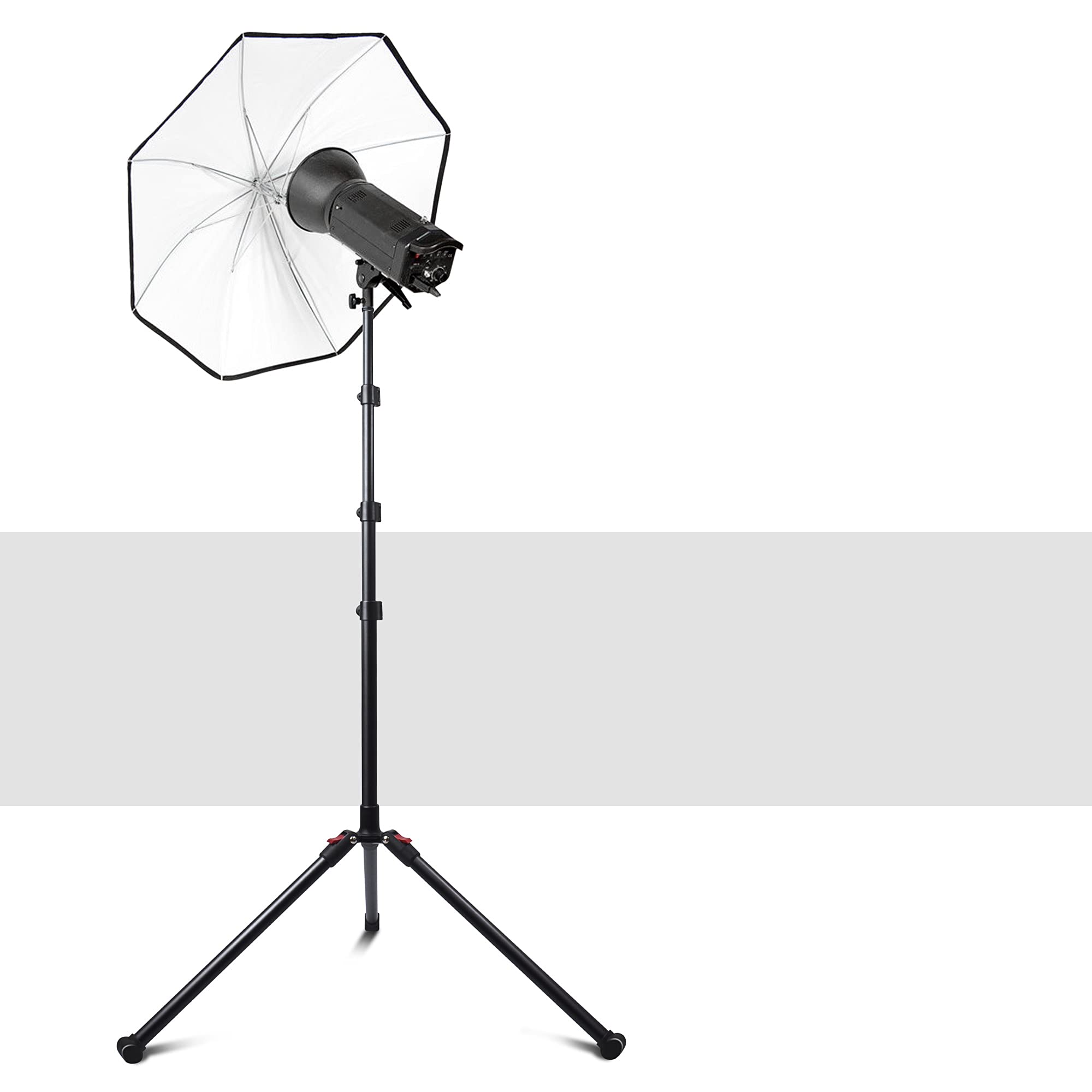 Ruittos Light Stand, 78” Aluminum Heavy Duty Photography Tripod Stand Floor Stand For Relfectors, Softboxes, Lights, Umbrellas, Backgrounds