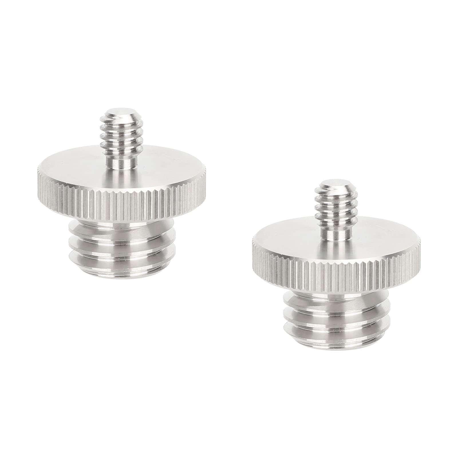 Camvate 5/8"-11 Male To 1/4"-20 Male Survey Adapter For Tripod Laser Level Bosch(2 Pieces) - 3287