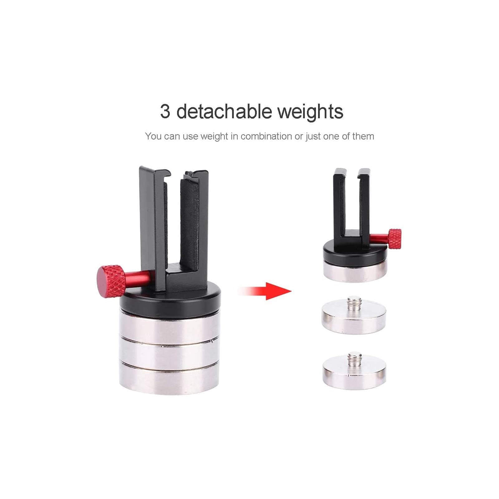 Vbestlife Gimbal Counterweight, Aluminium Alloy, Balance Weights Set, Lightweight Stabilizer Counterweight For Dji 1/2, Smooth Q/2/3/4, Feiyu All Series, Etc