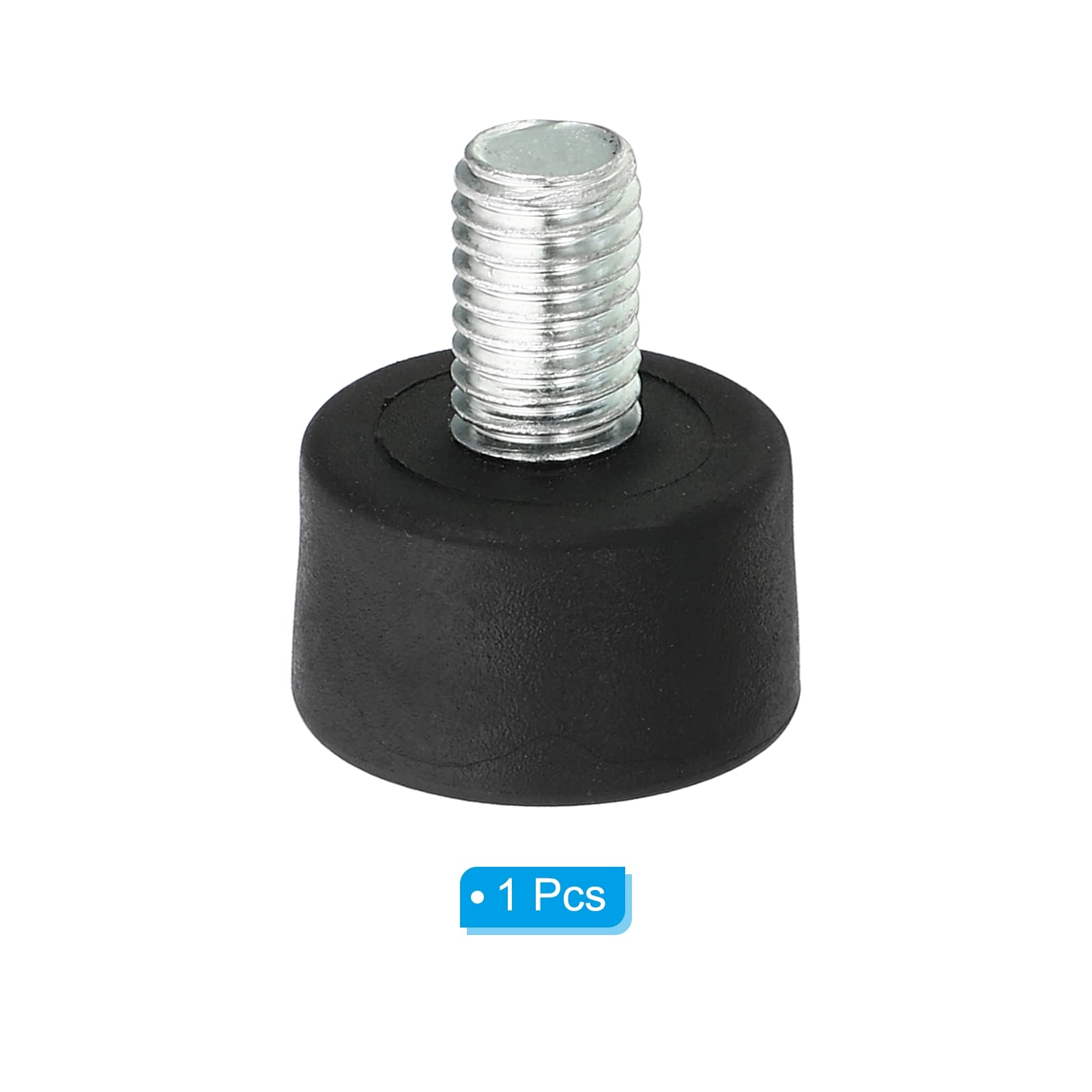 Patikil Universal M8 X 1.1" Rubber Tripod Feet, Anti-Slip Tripod Replacement Parts For Camera Tripods Monopod, Black