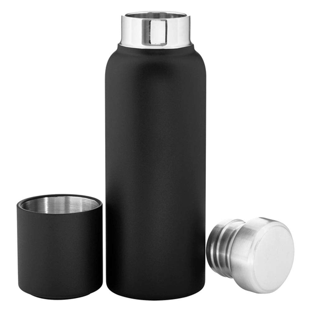 Simply Green Solutions 16.9 Oz. Thermos Bottle With Magnetic Cup Lid, Vacuum Copper Insulated Doubl