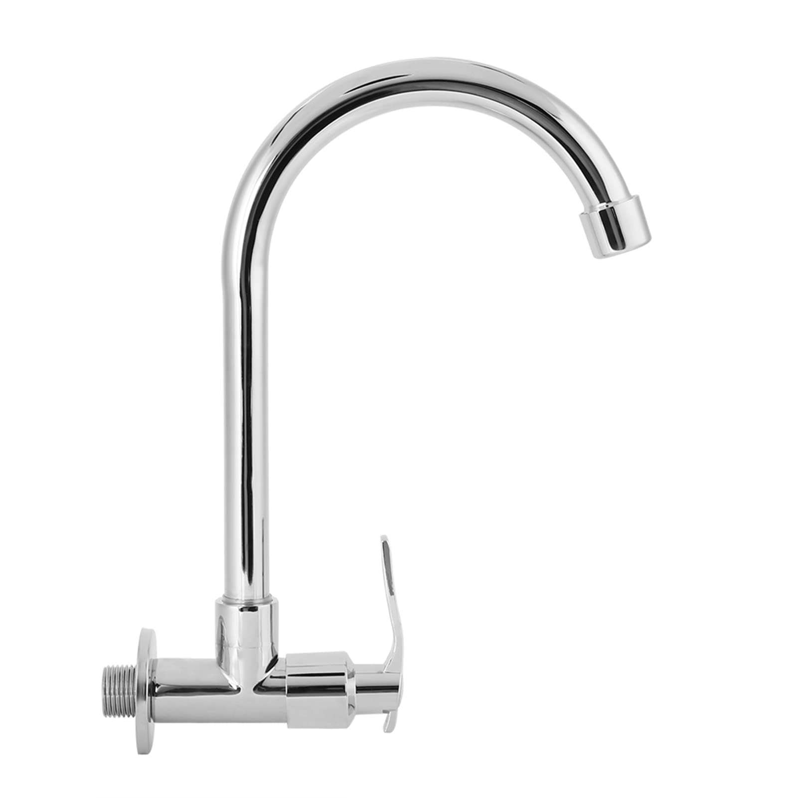 Hyuduo Kitchen Faucet Single Handle Cold Water Tap Wall Mounted G1/2In Thread Faucet Sink For Kitchen Touch On Kitchen Sink Faucets