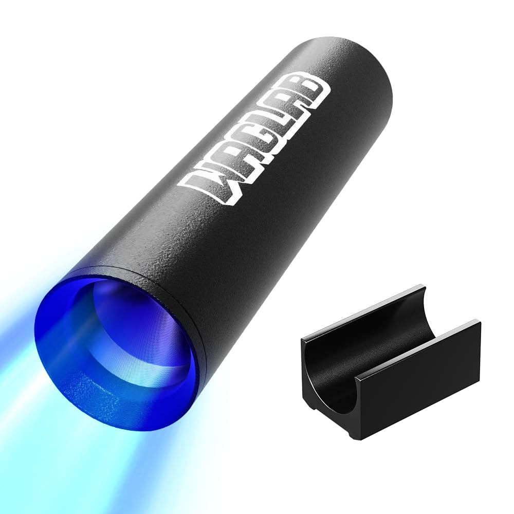 Waglab Light Uv Blacklight Flashlight Pet Urine Detector, Pro & Led Ultraviolet Light For Dog/Cat Urine, Dry Stains Odor, Resin Curing 365Nm Batteries Included