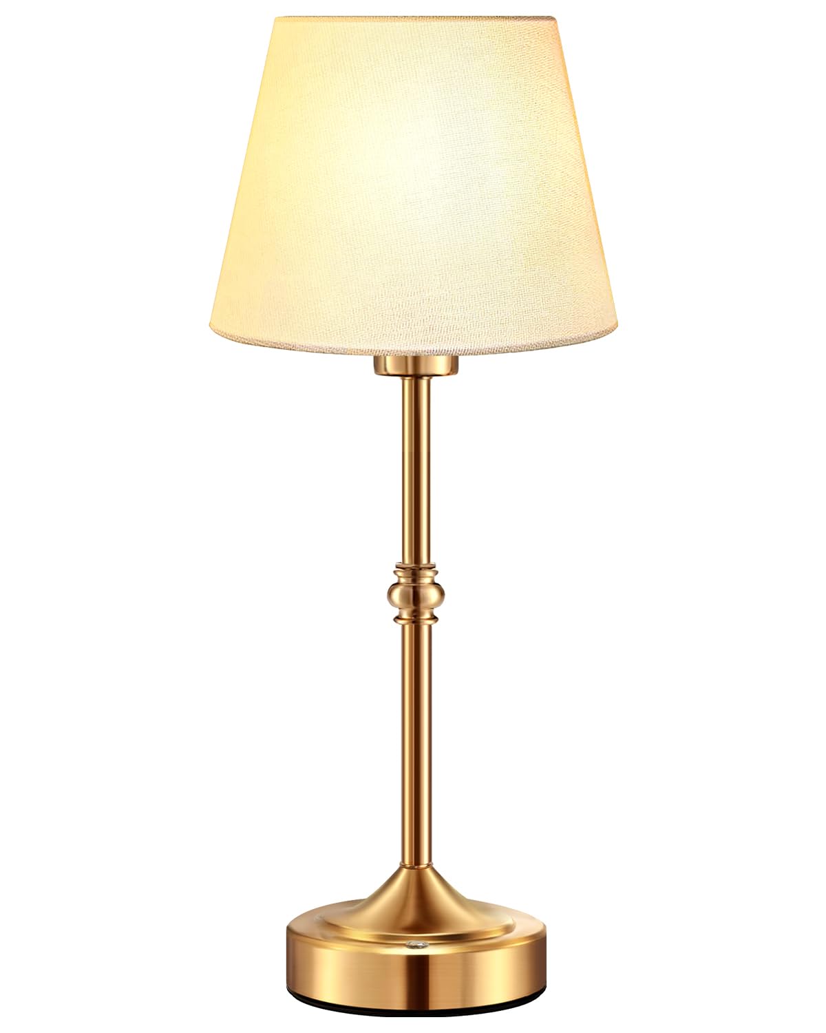 Liaycco Cordless Table Lamp With 5000Mah Battery - 3-Level Dimmable Touch Lamp, Usb Rechargeable Portable Bedside Light For Bedroom, Kitchen, Office, Restaurant, Patio & Camping