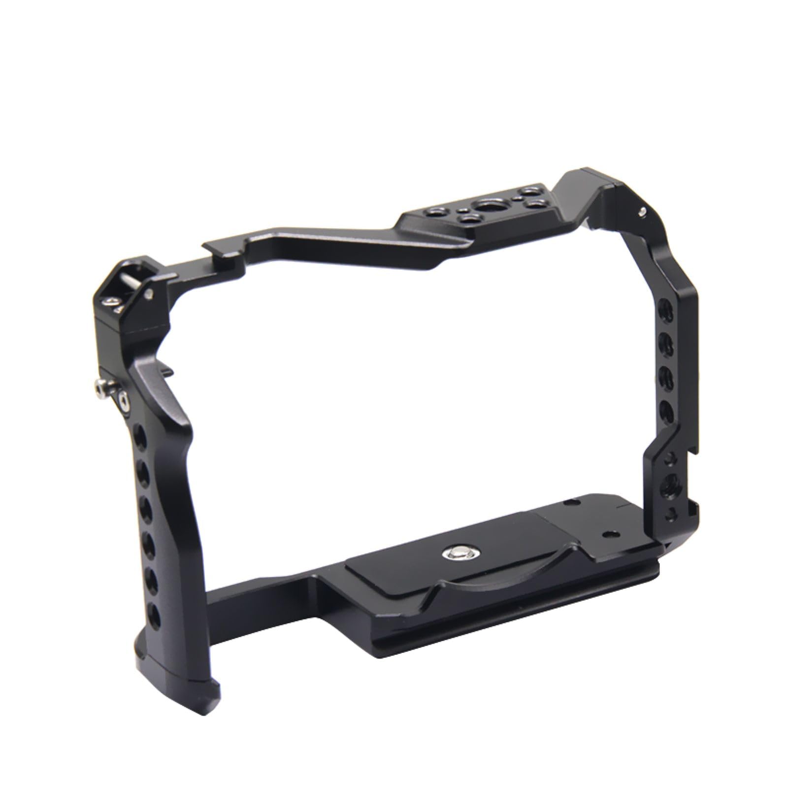 Anntery Camera Cage For Canon Eos R8 Aluminum Alloy Video With Cold Shoe Mount 1/4&3/8 Inch Screw Holes Full Dslr Camera Cage Rig-A032