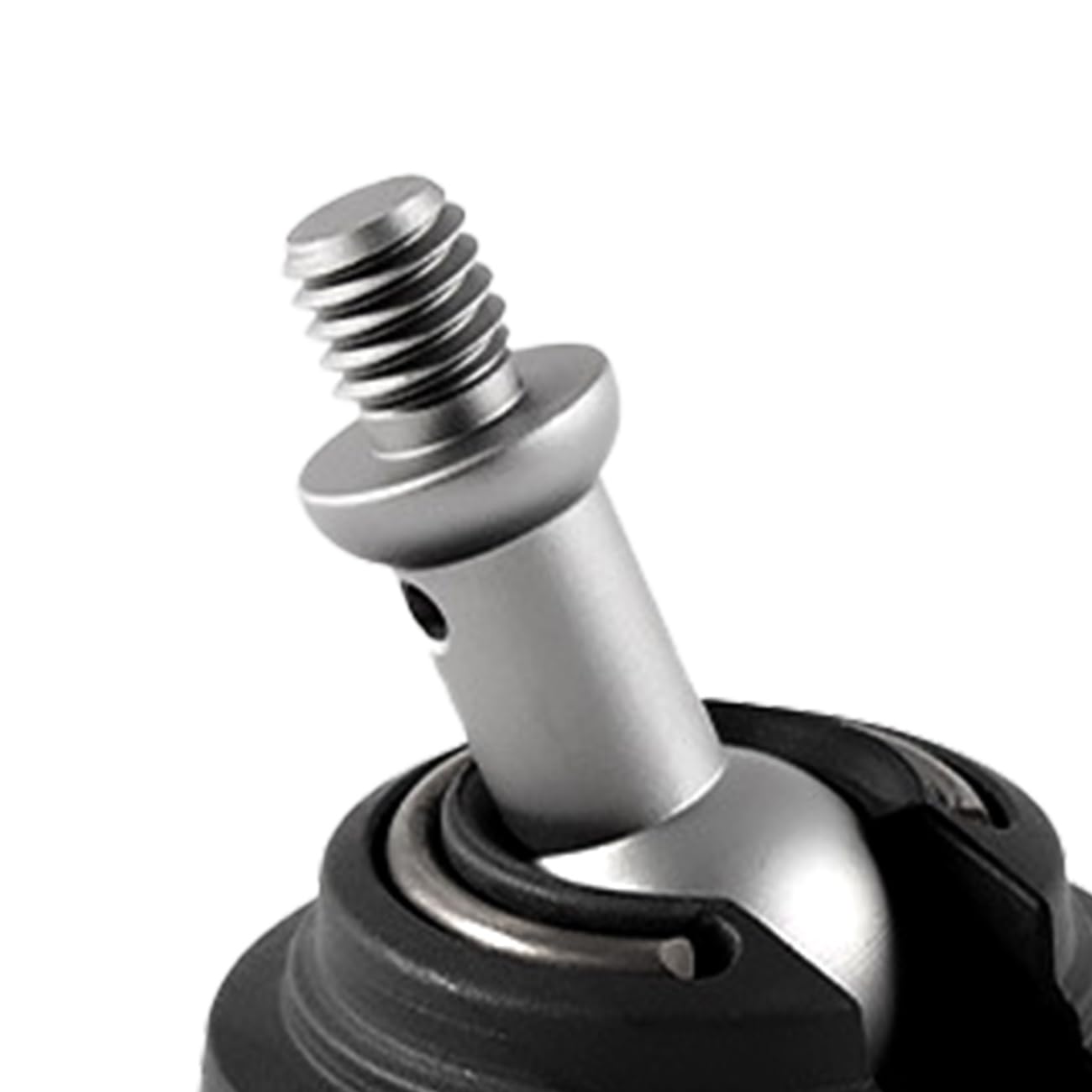 Elictech Anti-Slip Rubber Tripod Foot Pad Spikes Compatible With 3/8 Inch 50Mm Diameter Thread Tripod Feet Protector Replacement 360° Rotating Rubber Cap For Metal Spike Feet