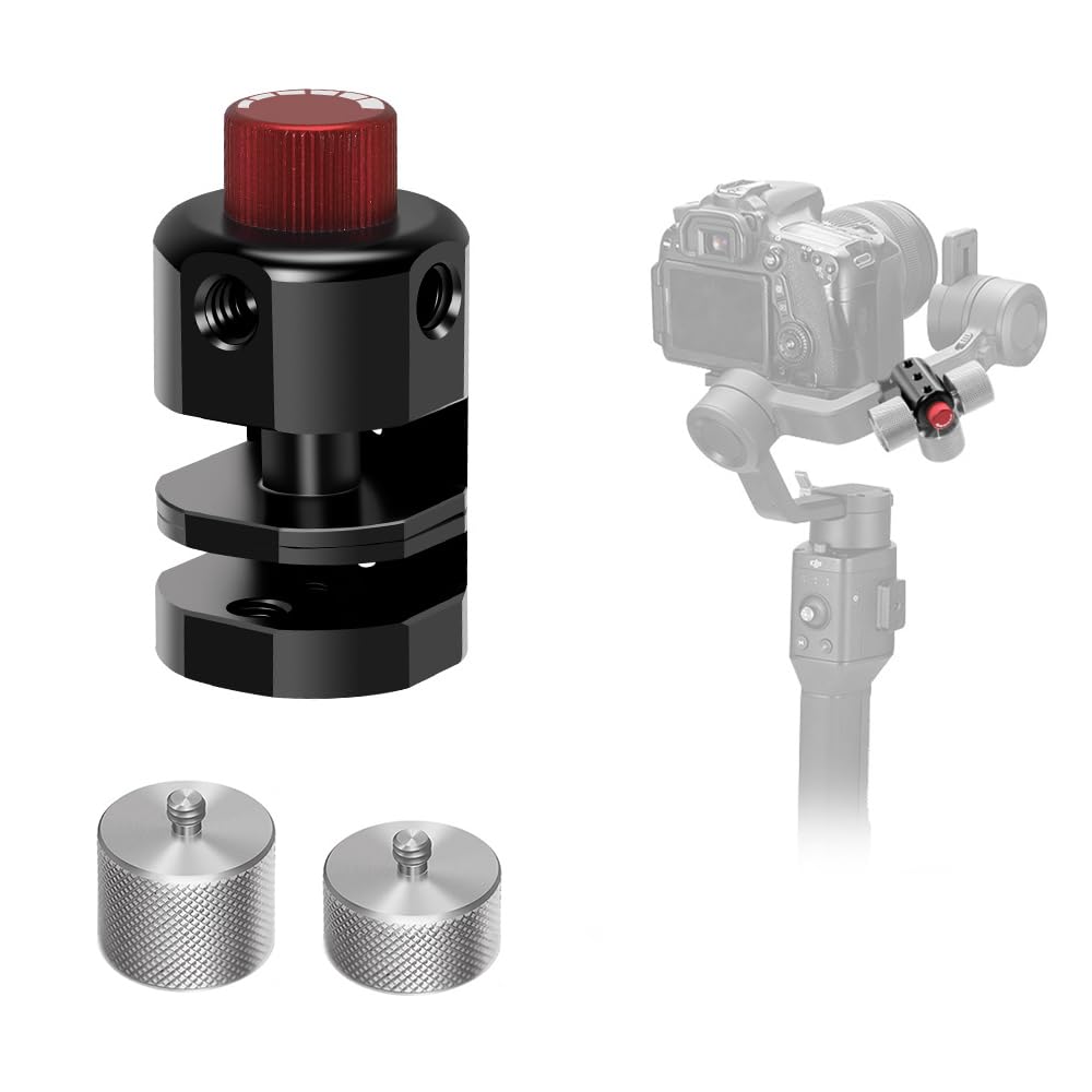 Koqinviz Universal Gimbal Counterweight Kit With Balance Weight Mounting Clamp And 50G+100G Counterweights For Dji Ronin S/Sc/Rs2/Rsc2/Rs3/Rsc3,Zhiyun Weebill S Crane Gimbals