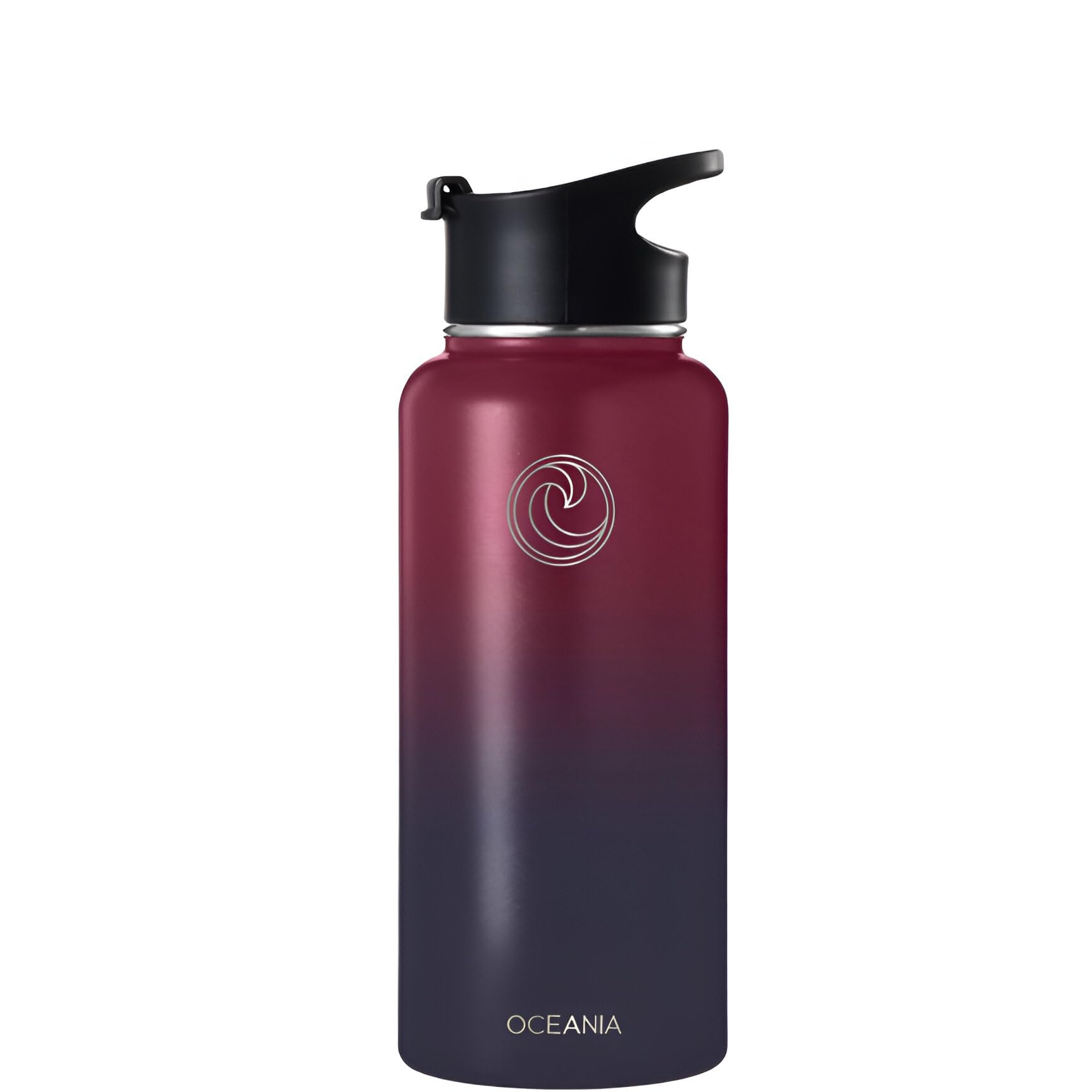 Oceania Flask 32Oz Stainless Steel Water Bottles Modern, Leakproof, Hydro-