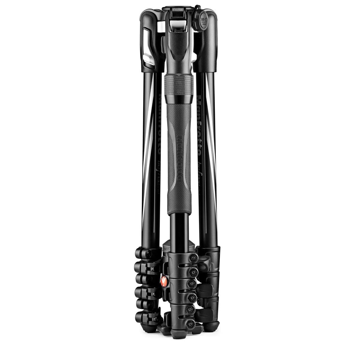 Manfrotto Be 2N1 4-Section Aluminum Tripod/Monopod With 494 Ball Head, Black