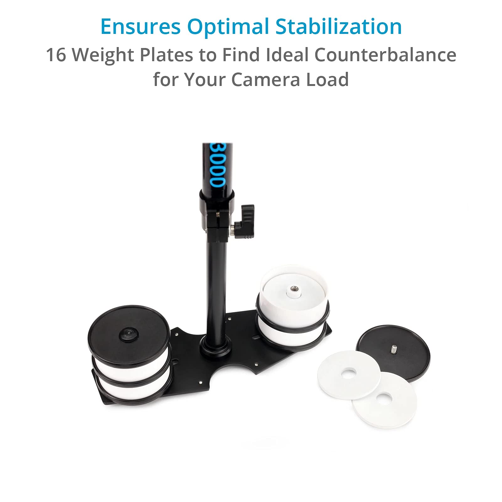 Flycam 3000 23”/58Cm Professional Handheld Camera Stabilizer. For Dslr Video Camcorders. Payload Up To 3.5Kg /8Lbs. (Flcm-3000-Q)