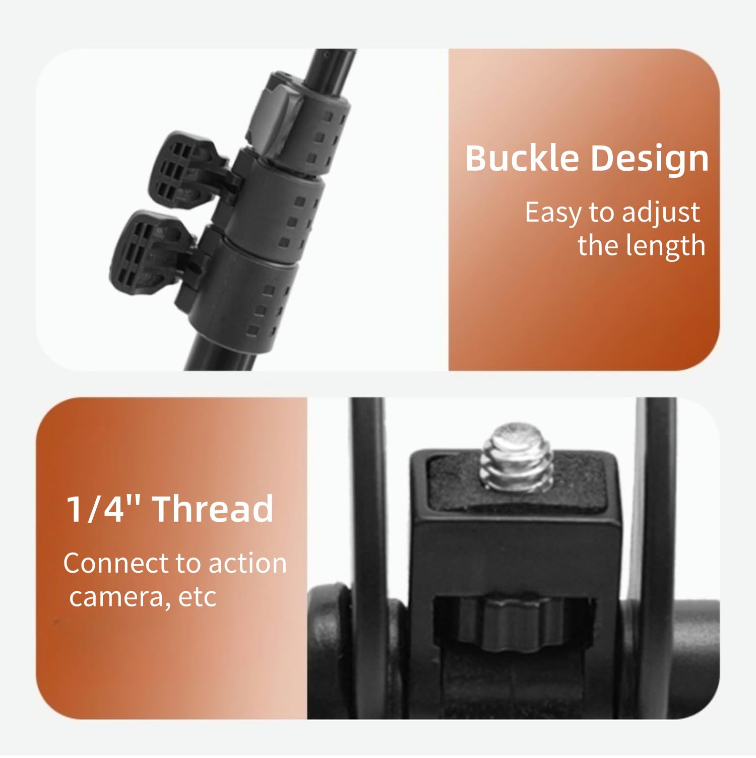 Yki Golf Tripod Stand For Recording Swing, Golf Phone Holder For Swing Training Aid, Golf Selfie Stick Tripod For Phones And Action Cameras