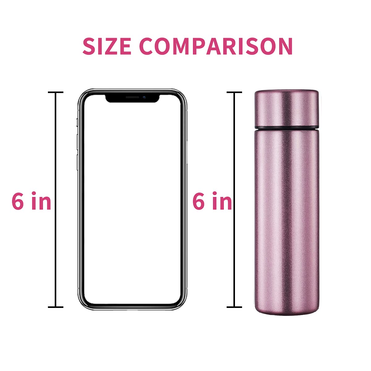 Pack Of 2 Cute Thermos Water Bottle - 5 Oz Mini Insulated Stainless Steel Bottle - Keeps Cold