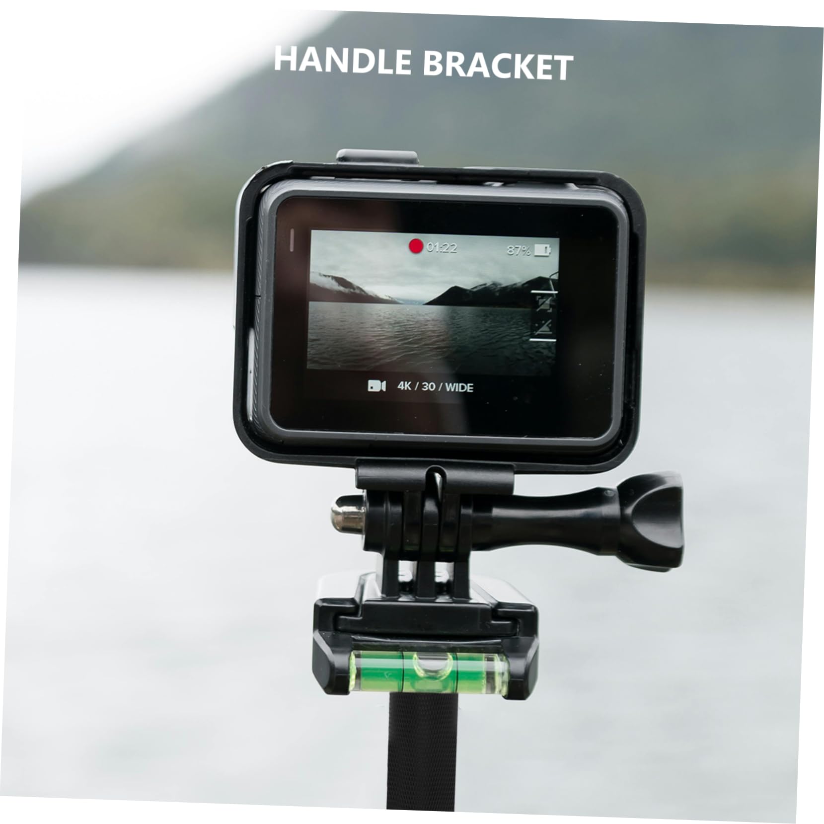 Totority Camera Handle Grip Sturdy Aluminum Alloy Handheld Stabilizer For Multi-Threaded Mounting Holes Non-Slip Portable For Outdoor/Indoor