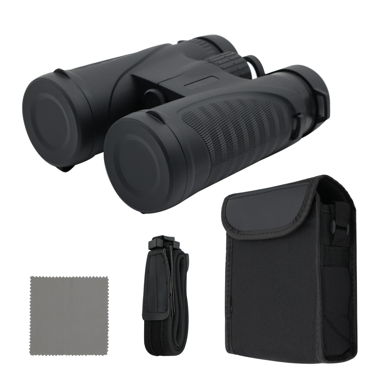 Wontocheer Professional Binoculars 12X42 High Power, 22Mm Eyepiece Compact Telescope For Travel Hiking Bird Watching With Bak4 High Definition Prism