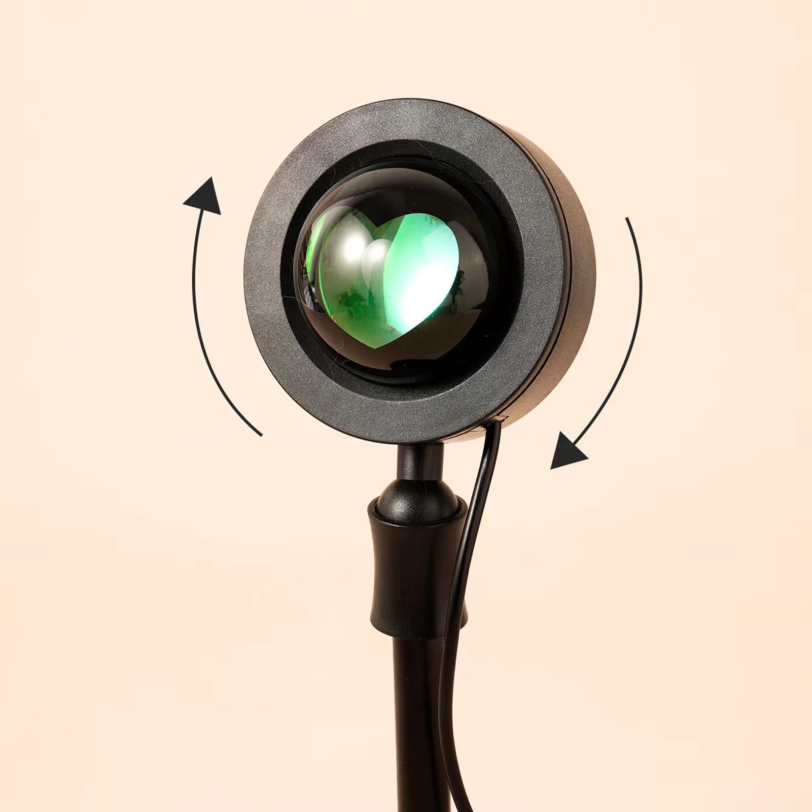 Guuyer Love Atmosphere Lamp,Love Night Light Lamp Projection, Home Bedroom Decor Table Lamp For Women Girlfriend (Multi-Colored)