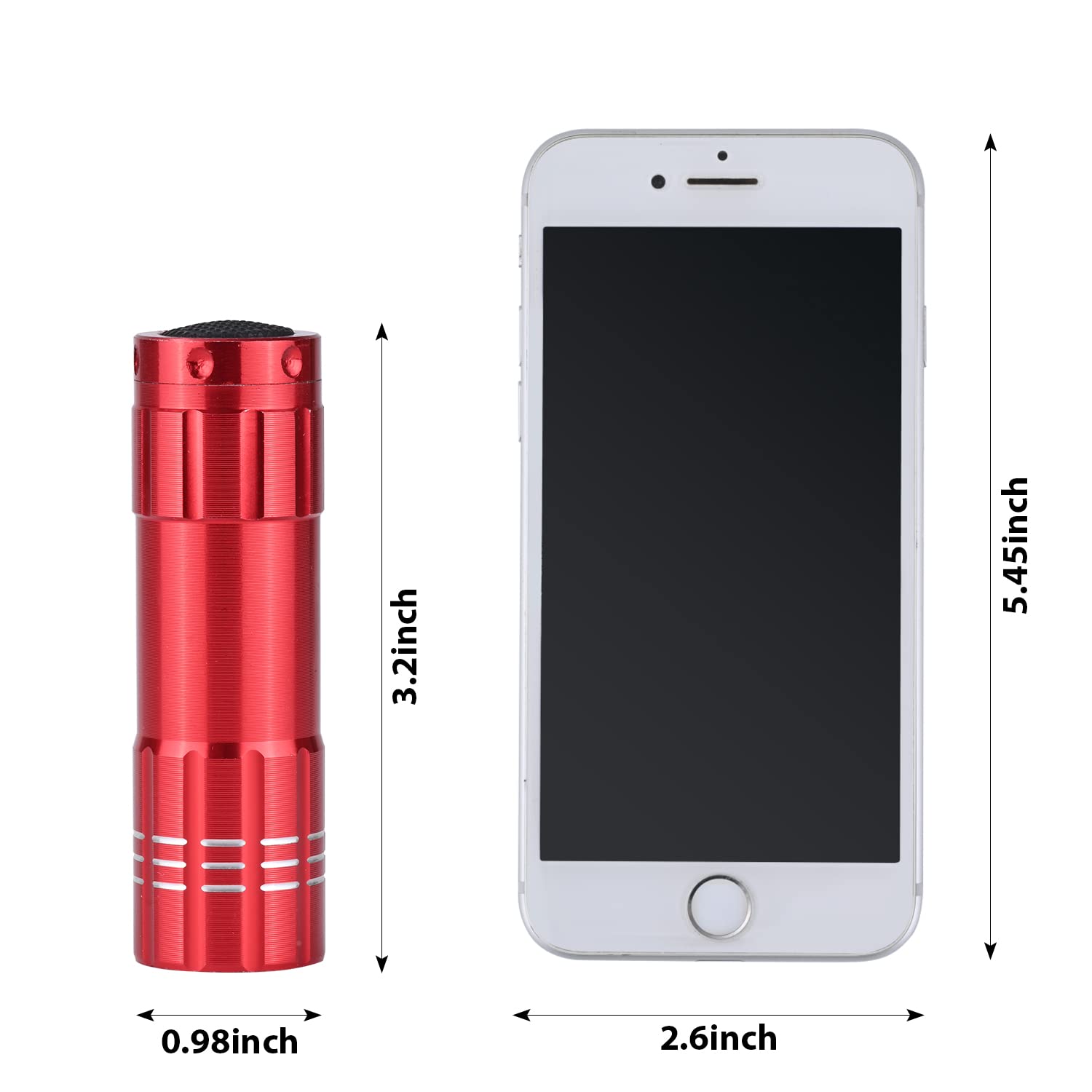 Yikosam 5 Pack Of Flashlights 9 Led Mini Aluminum Flashlight Bulk With Lanyard 15 Aaa Batteries Included Assorted Colors Handheld Flashlights For Hurricane Supplies Camping, Night Reading, Cycling