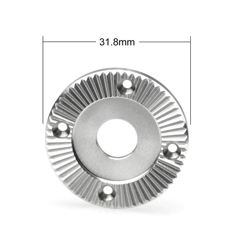 Camvate Aluminum Rosette Rubber Handle Grip For Rosette Standard Accessory(Black,M6 Thread,31.8 Mm) - 1445