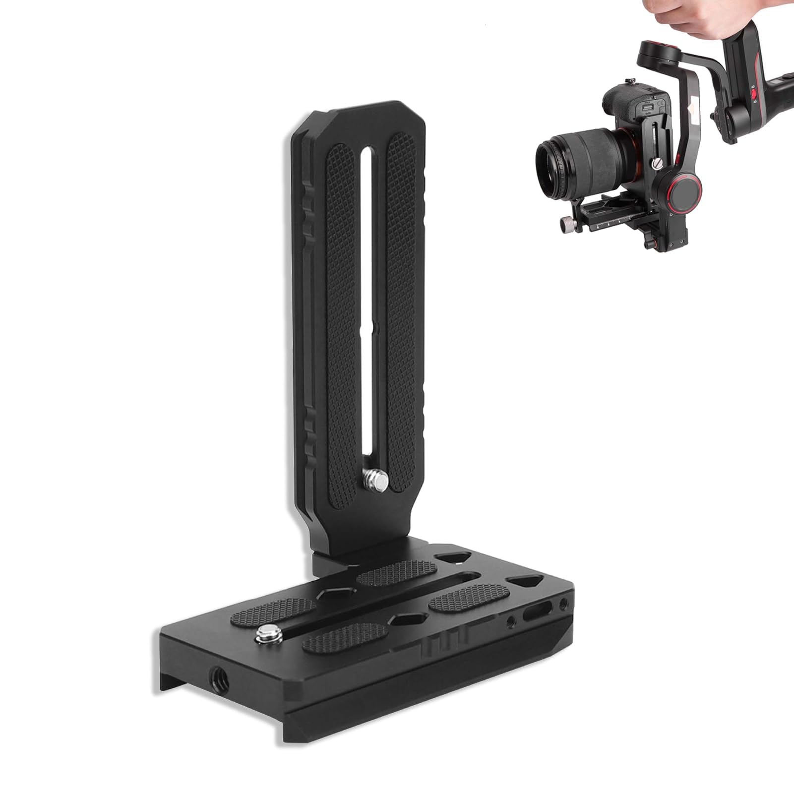 Agatige Vertical Camera Mount For Weebill, Stabilizer Vertical Shooting Board Aluminum Alloy Camera L Shaped Bracket Vertical Quick Release For Zhiyun, Weebill And Weebill S Stabilizer