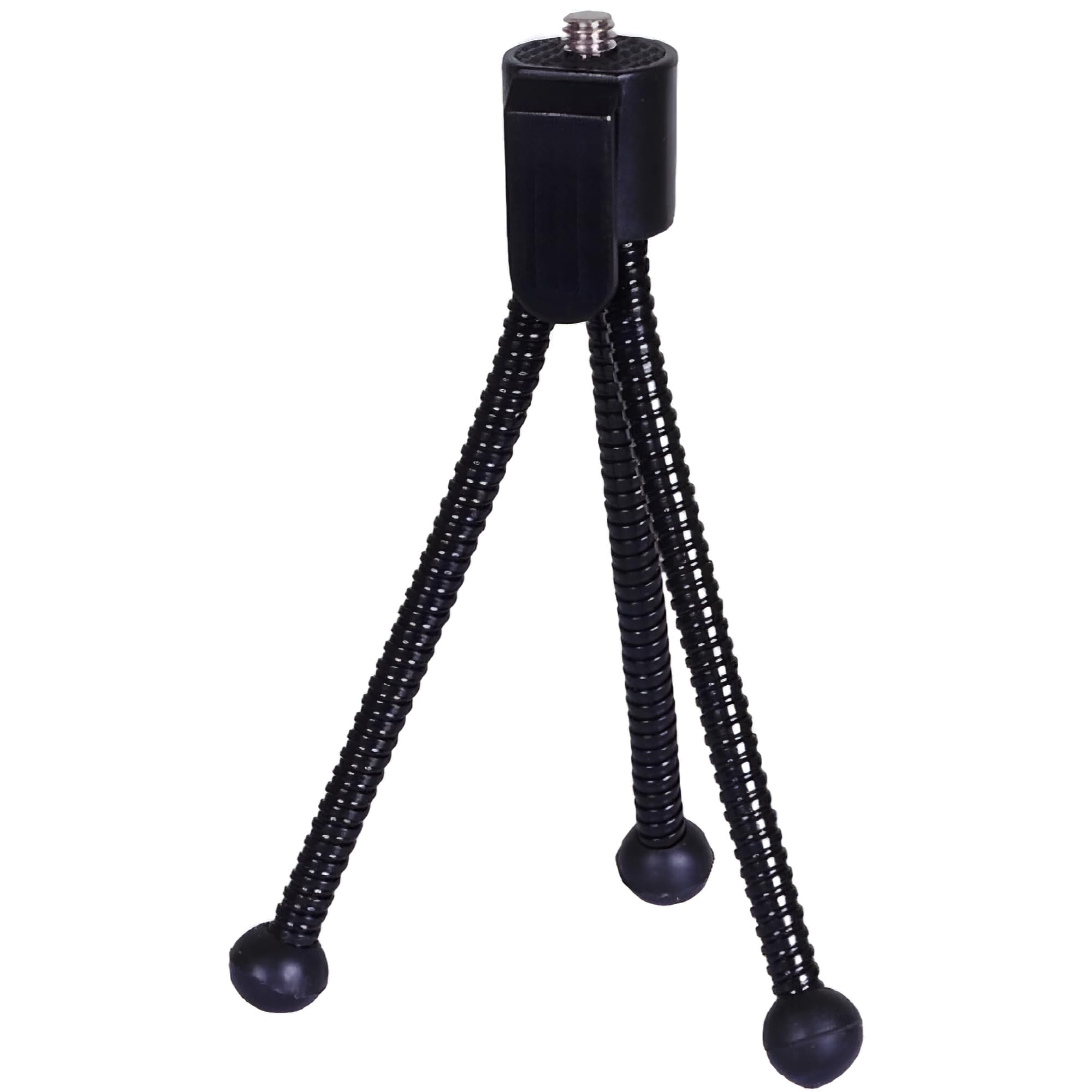 Jacobsparts 4" Flexible Compact Mini Table Top Tripod With Adjustable Legs For Small Cameras Webcams