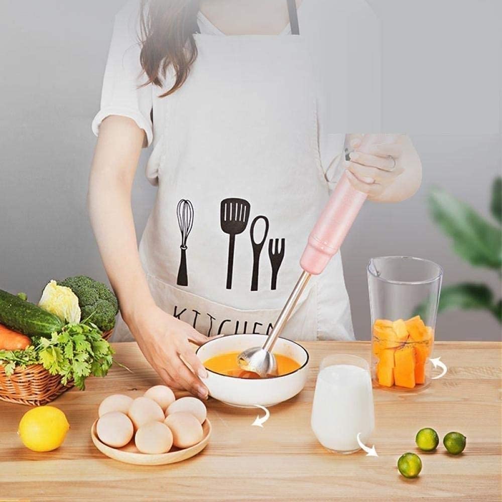 Zhykll Hand Blender, Powerful Immersion Blender Handheld, Smart Pressure Speed Control Portable Stick Mixer Perfect For Smoothies, Baby Food & Soup