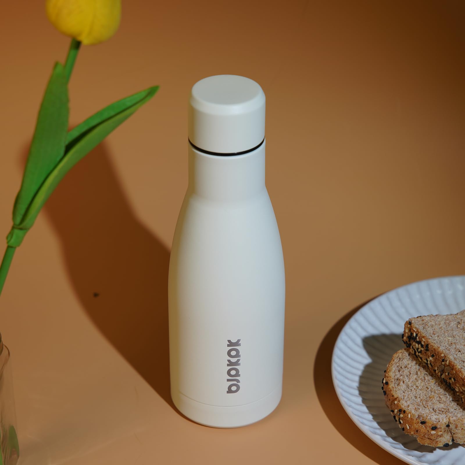 Bjpkpk 17Oz Insulated Water Bottles Stainless Steel Sports Water Bottles Keep Cold And Hot