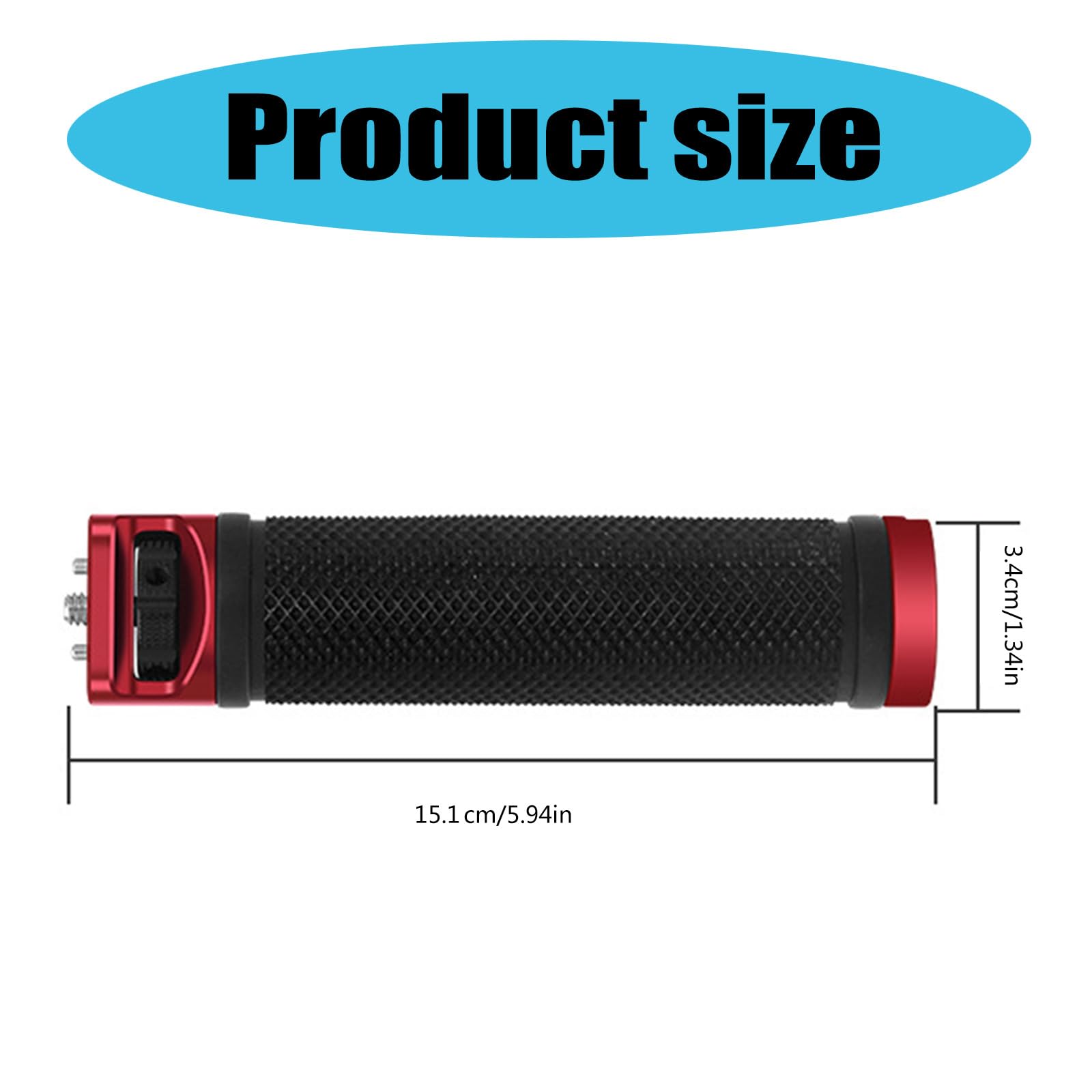 Zmying Camera Grip Stabilizer Handgrip Handle Stabilizer With 1/4" 3/8" Screw Interfaces Replacement For Lab S