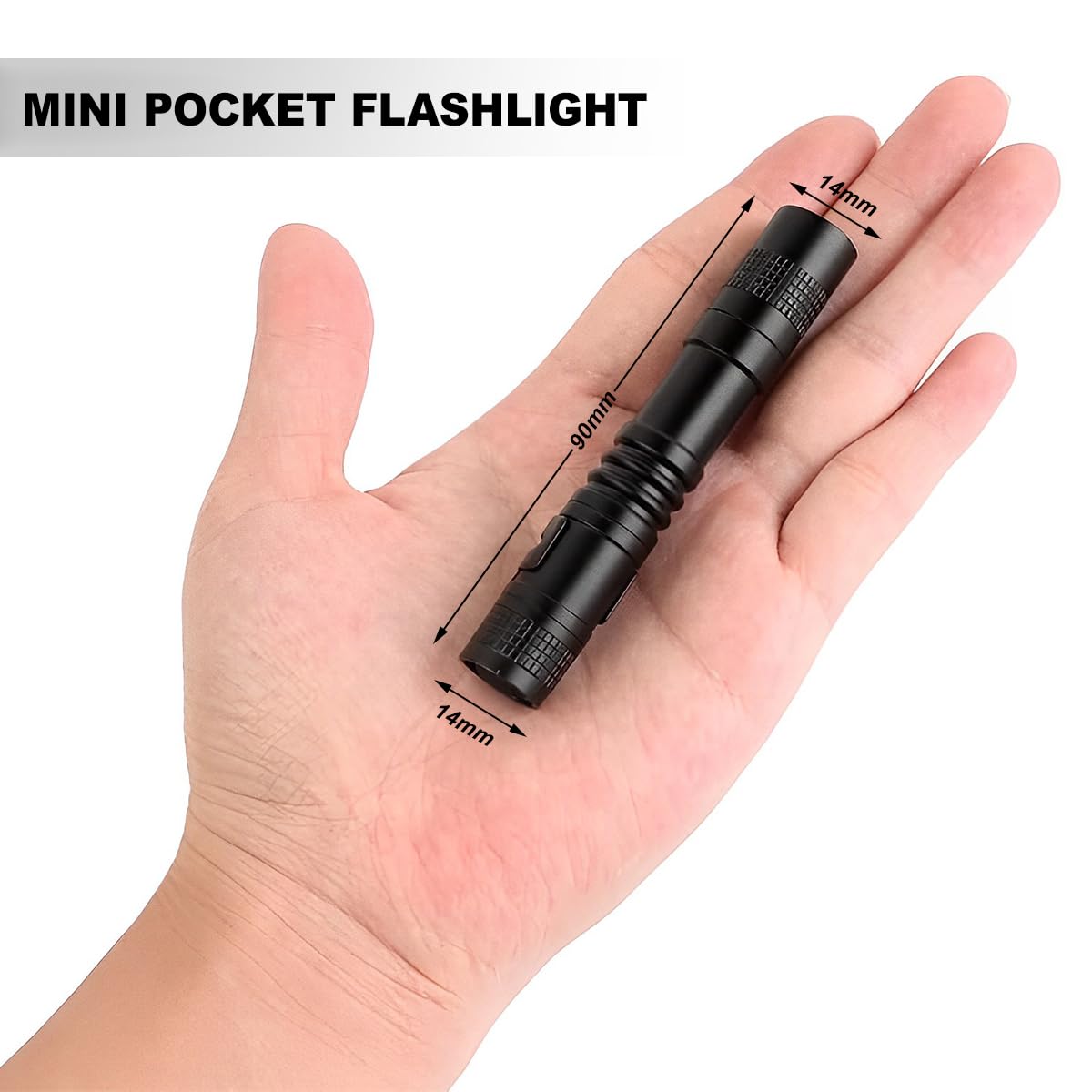 Castnoo 3 Pcs Led Pen Light, Pocket Flashlight With Clip, Portable Mini Flashlight Handheld Pen Light For Emergency, Overhaul, Outdoor Camping
