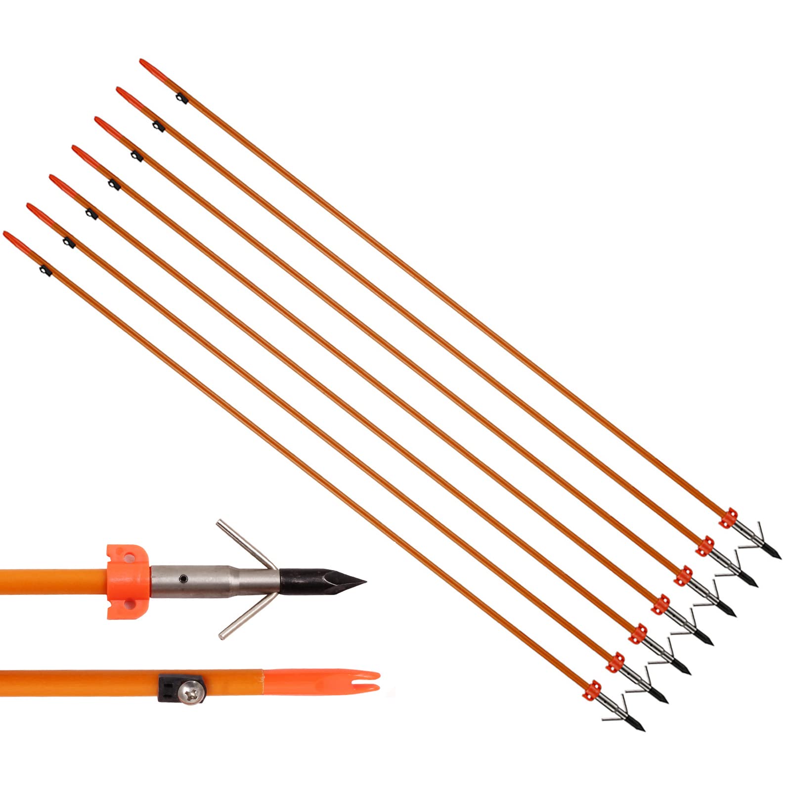 Smsyhgh Bow Fishing Reel Kit With Arrows Set - Bowfishing Tool Accessories For Compound & Recurve Bows