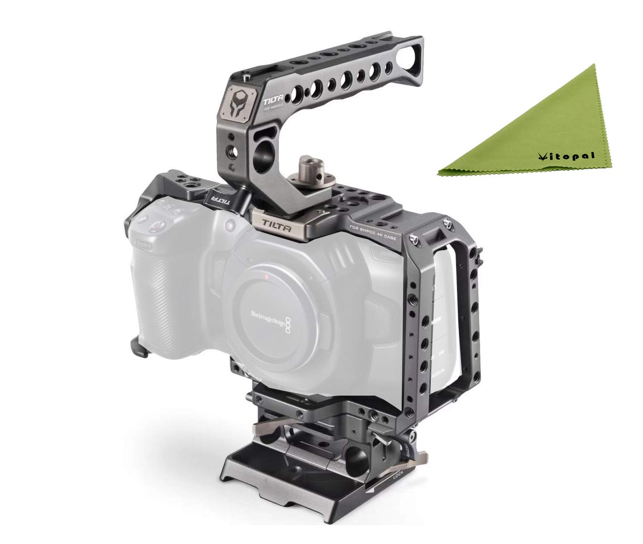 Tilta Full Camera Cage With Quick Release Top Handle For Bmpcc 4K