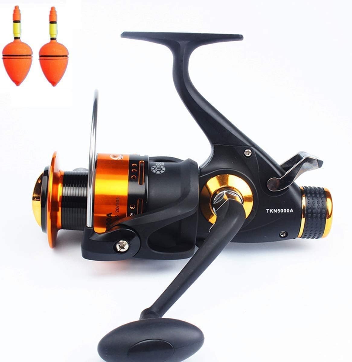 Bntteam Spinning Reel, Front And Rear Brake System Freshwater Spinning Fishing Reels, Graphite Frame, Cnc Aluminum Spool, 5.2:1 Gear Ratio, Left/Right Interchangeable (11Bb, 5000 Series)