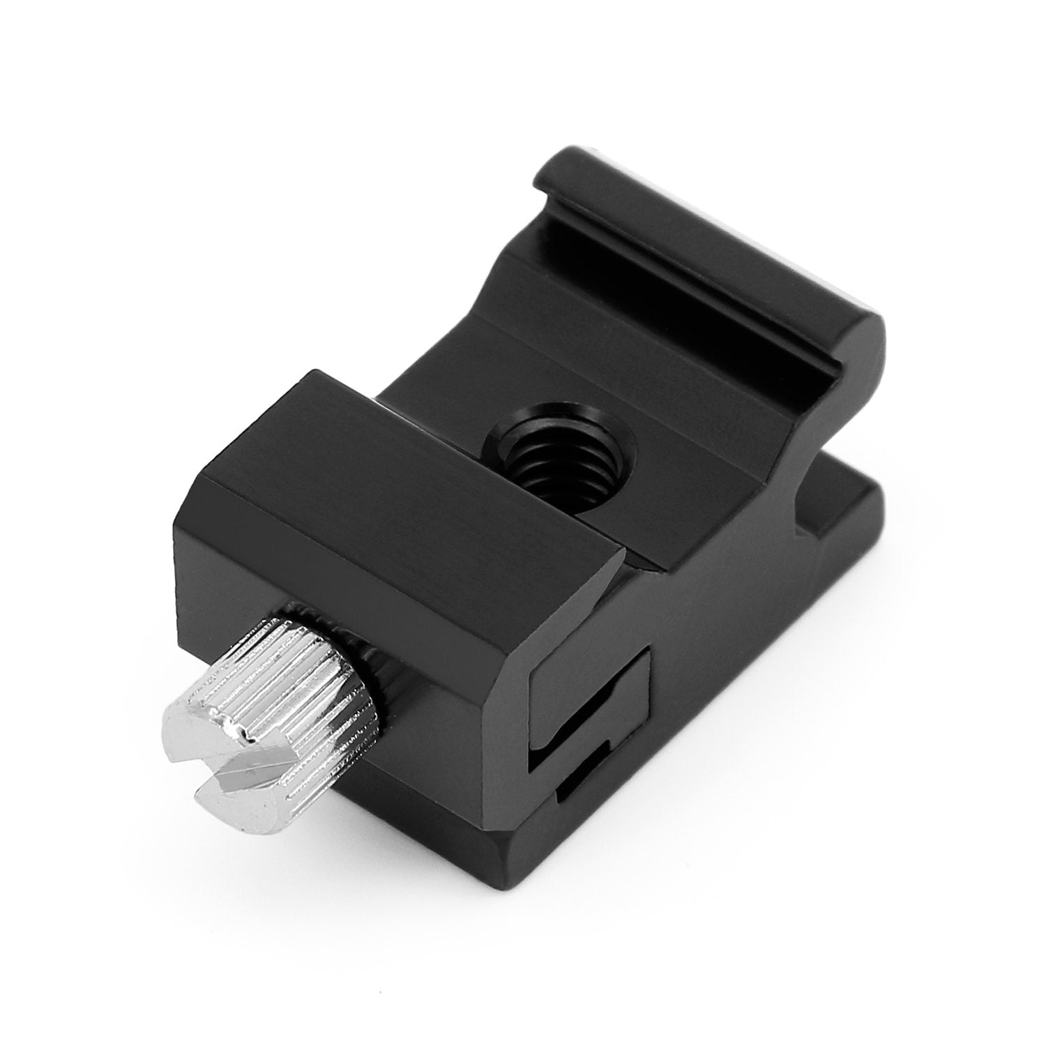 Anwenk Camera Metal Cold Shoe Flash Stand Adapter With 1/4"-20 Tripod Screw Thread (2 Packs)