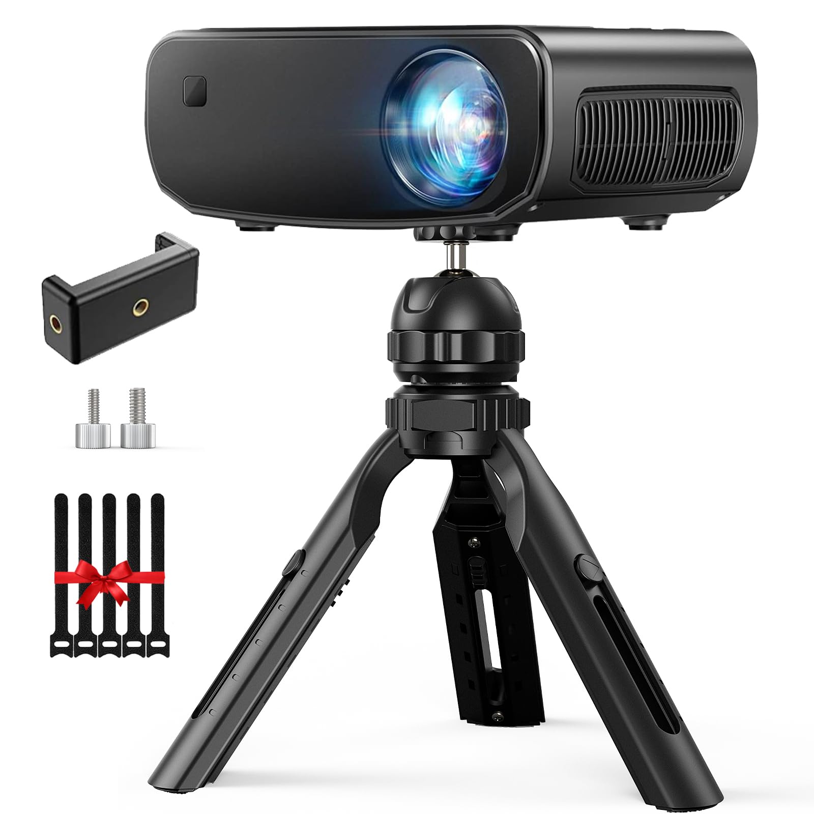Dawasapat Mini Projector Stand, Table Top Mini Projector Tripod With Tilt Angle Adjustable Small Tripod For Cameras, Dslr, Smartphones