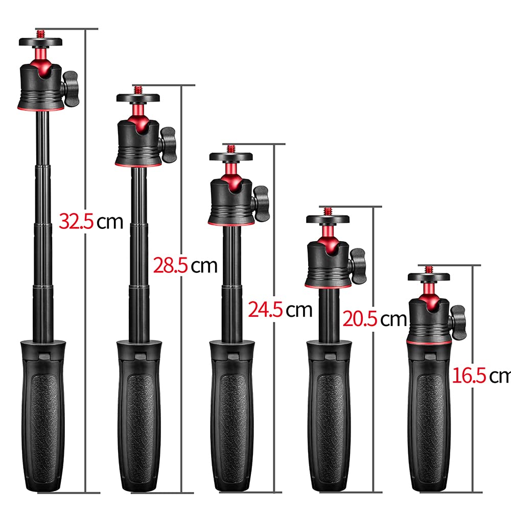 Fpn Magnetic Cell Phone Tripod For Magsafe, Mini Extendable Selfie Stick And Tripod Stand With 360° Ball Head, Compatible With Iphone 16 15 Pro Max Plus 14 13 12 Series