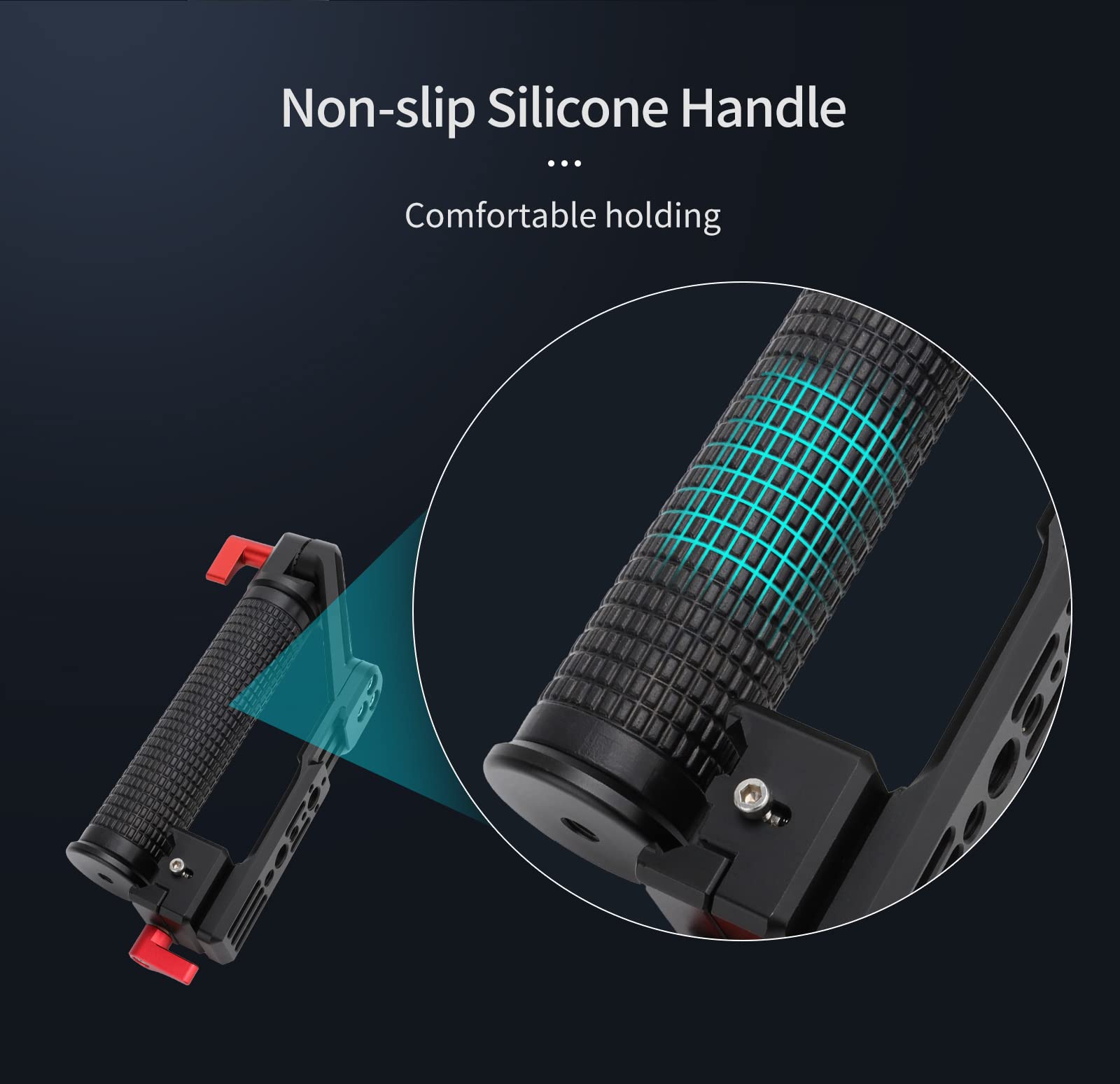 Zlit Adjustable Control Handle Sling Handgrip For Dji Rs 3 / Rsc 3 Pro/Rs 2 / Rsc 2 Gimbal Handheld Stabilizer (Black)