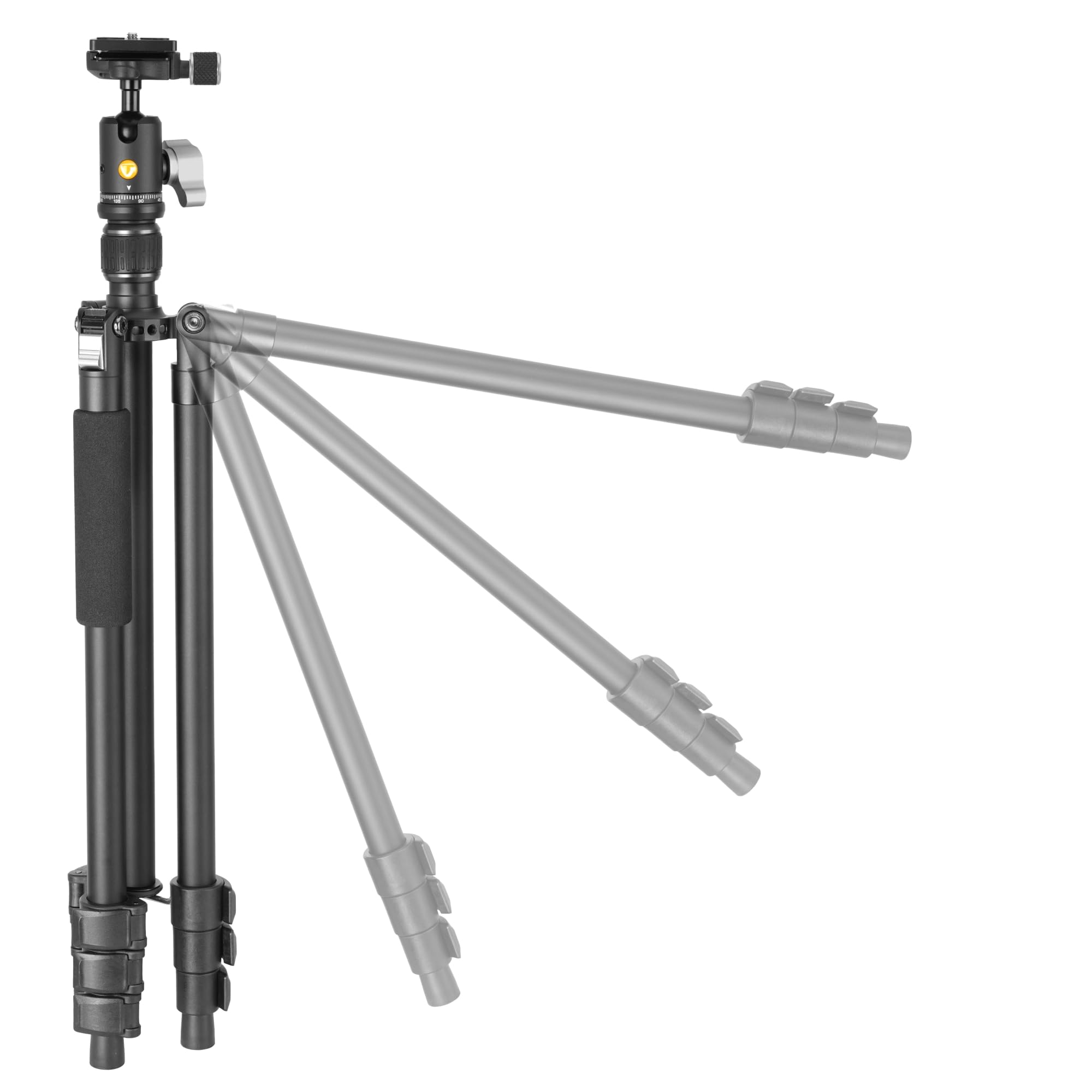 Vanguard Vesta Go 204Ab Lightweight And Packable Aluminum Travel Tripod With Veo Bh-45 Ball Head