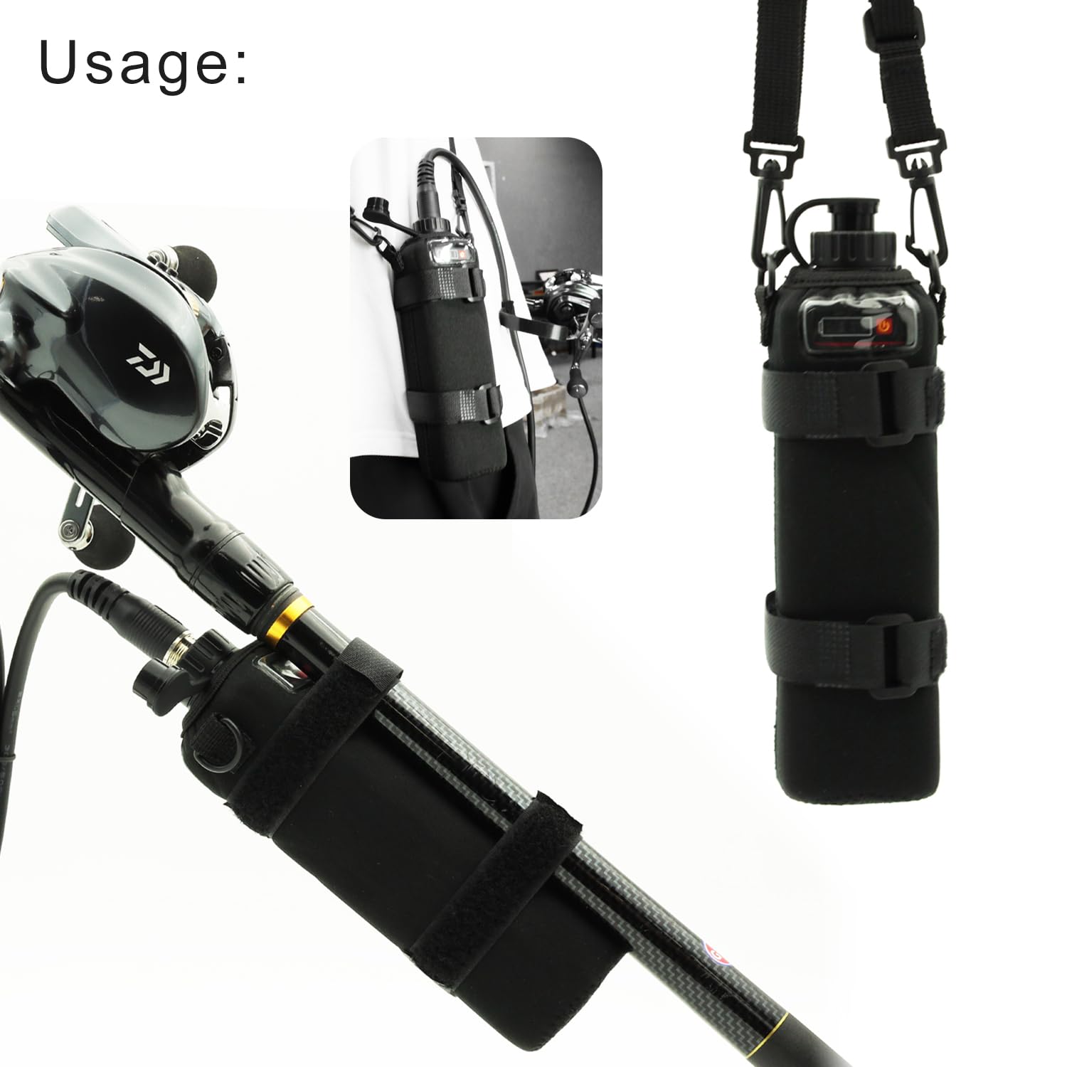 Yl-Hlot Super Mini 14.8V 10000 Mah Electric Reel Battery. Aluminum Alloy Rustproof Case. Compatible With Daiwa & Shimano Electric Fishing Rreels. High Performance And Reliable Power Supply