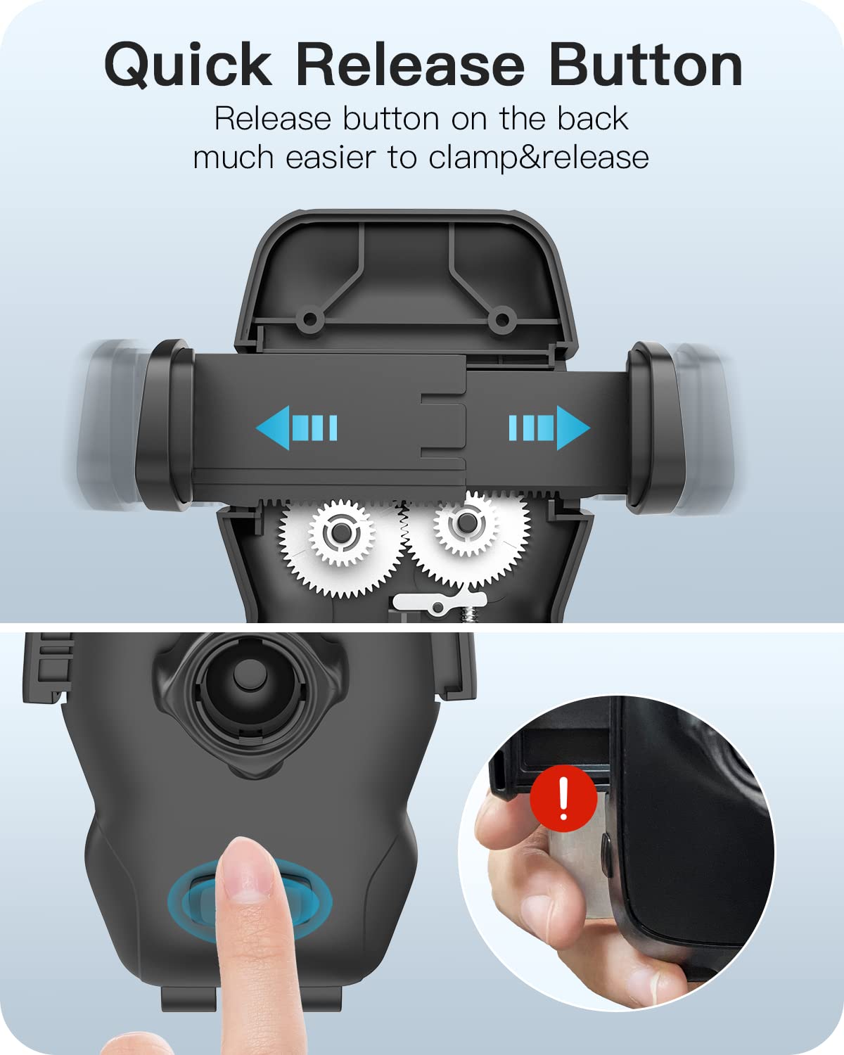 Apps2Car Car Phone Holder Mount Gooseneck Dashboard Windshield Suction Cup Phone Mount Anti-Shake Stabilizer Phone Car Cradle Compatible With All Cellphones & Thick Phone Case-H3S Carbon Fiber Style