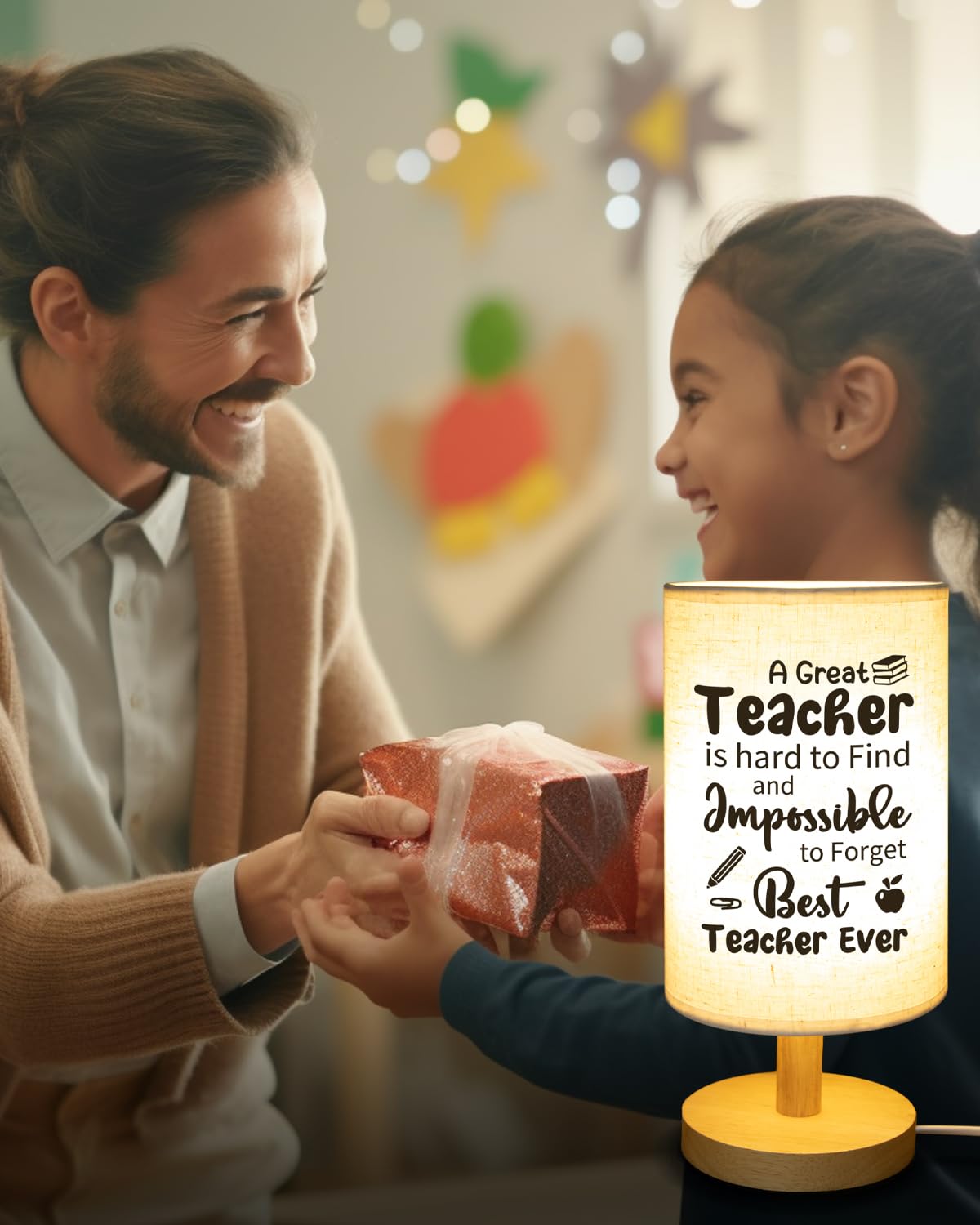 Souhoney Teacher Appreciation , Teacher Birthday , Unique For Teacher, Teacher Lamp For Home Decoration, Teacher Christmas