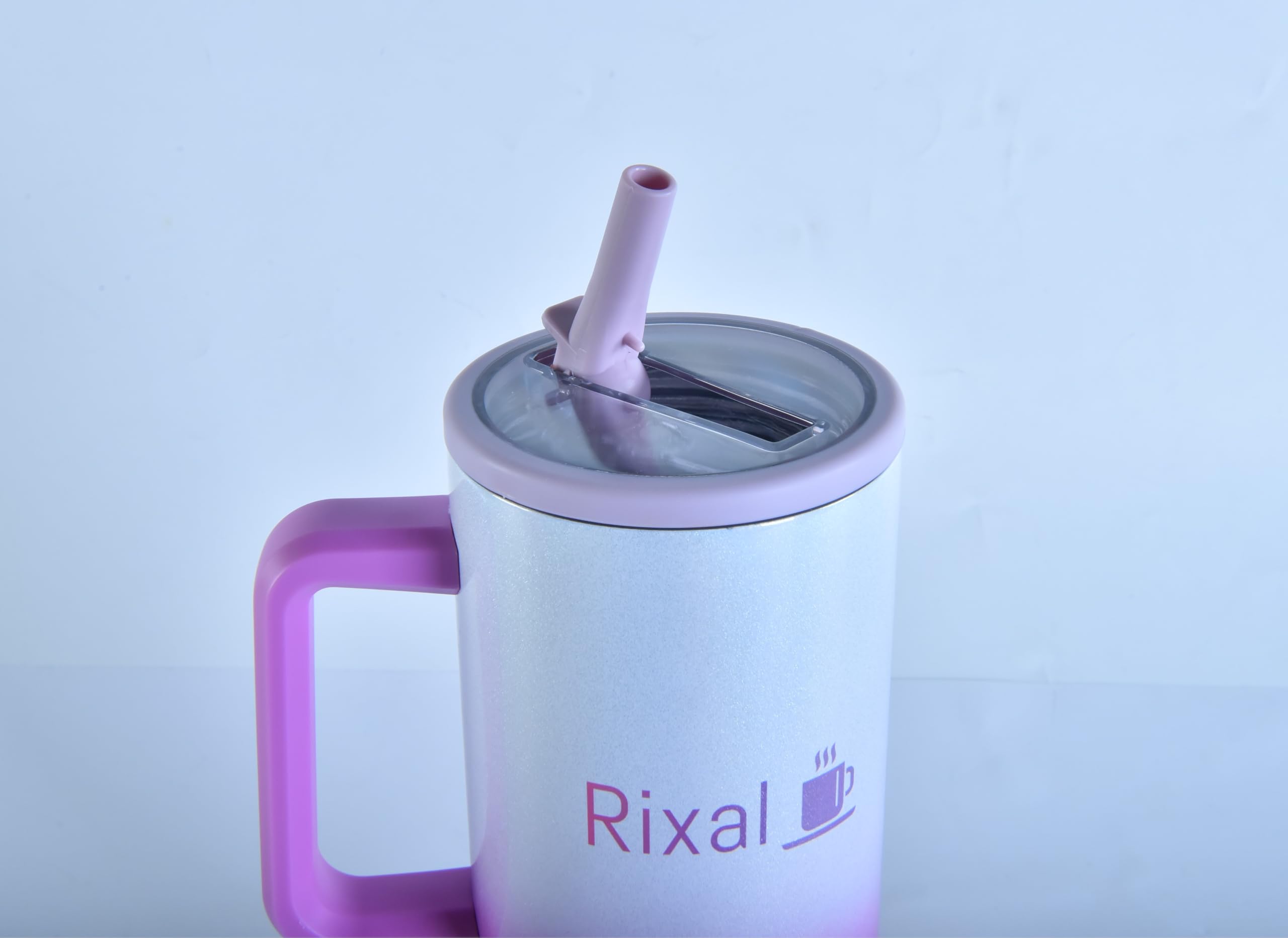 Insulated Reusable Stainless Steel Water Bottle With Straw, Coffee Mug With Lid