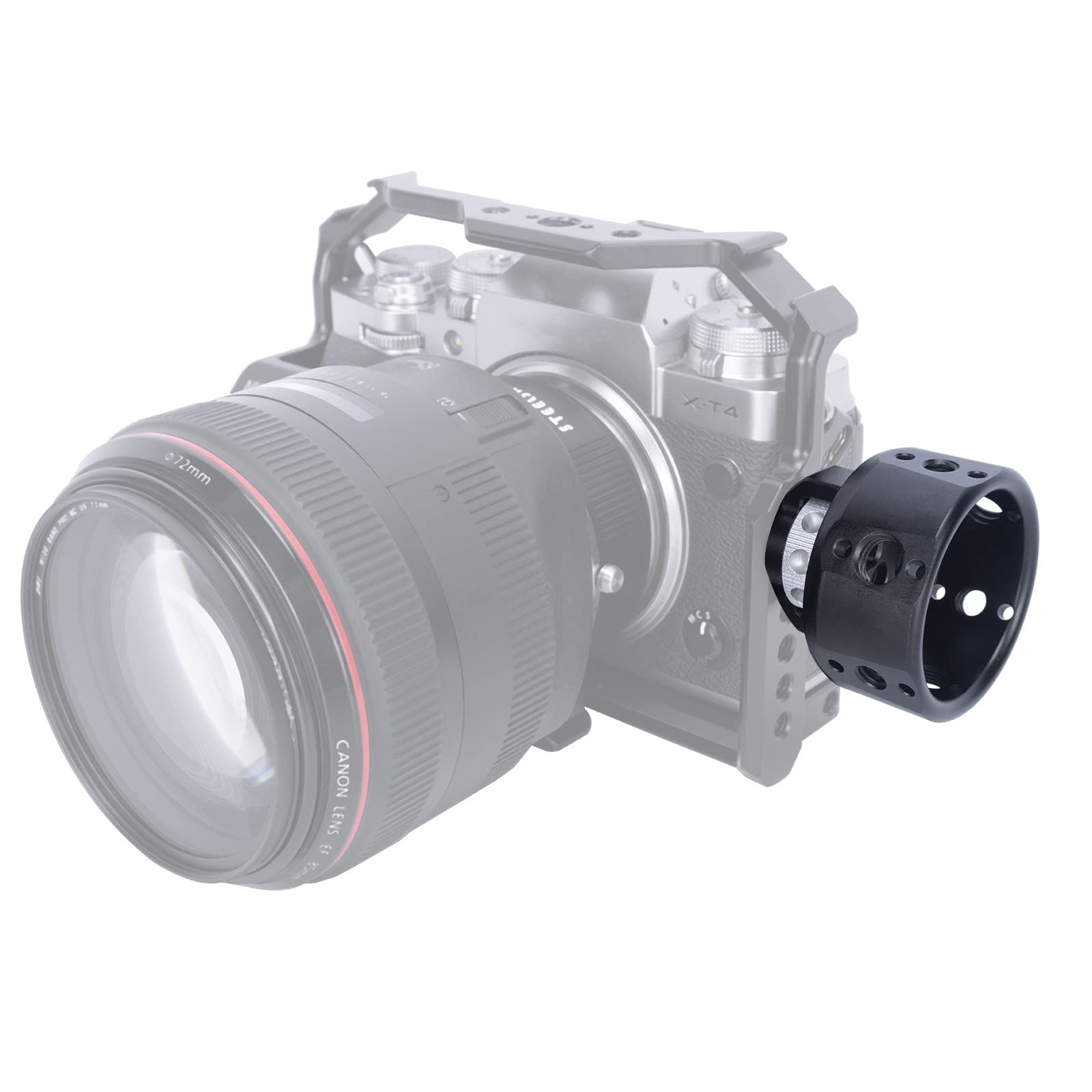 Niceyrig Mini Top/Side Handle Grip For Arri Mount, Wheel Shape Handy Handgrip Applicable For Dslr Camera Cage - 526