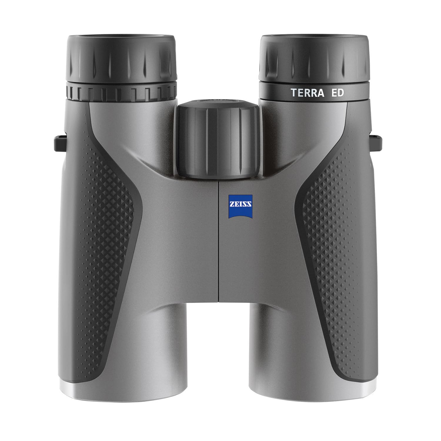 Zeiss Terra Ed 10X42 Lightweight Compact Bright Uhd High Power Binoculars (Gray) Bundle With Spray And Microfiber Lens Care Kit (2 Items)