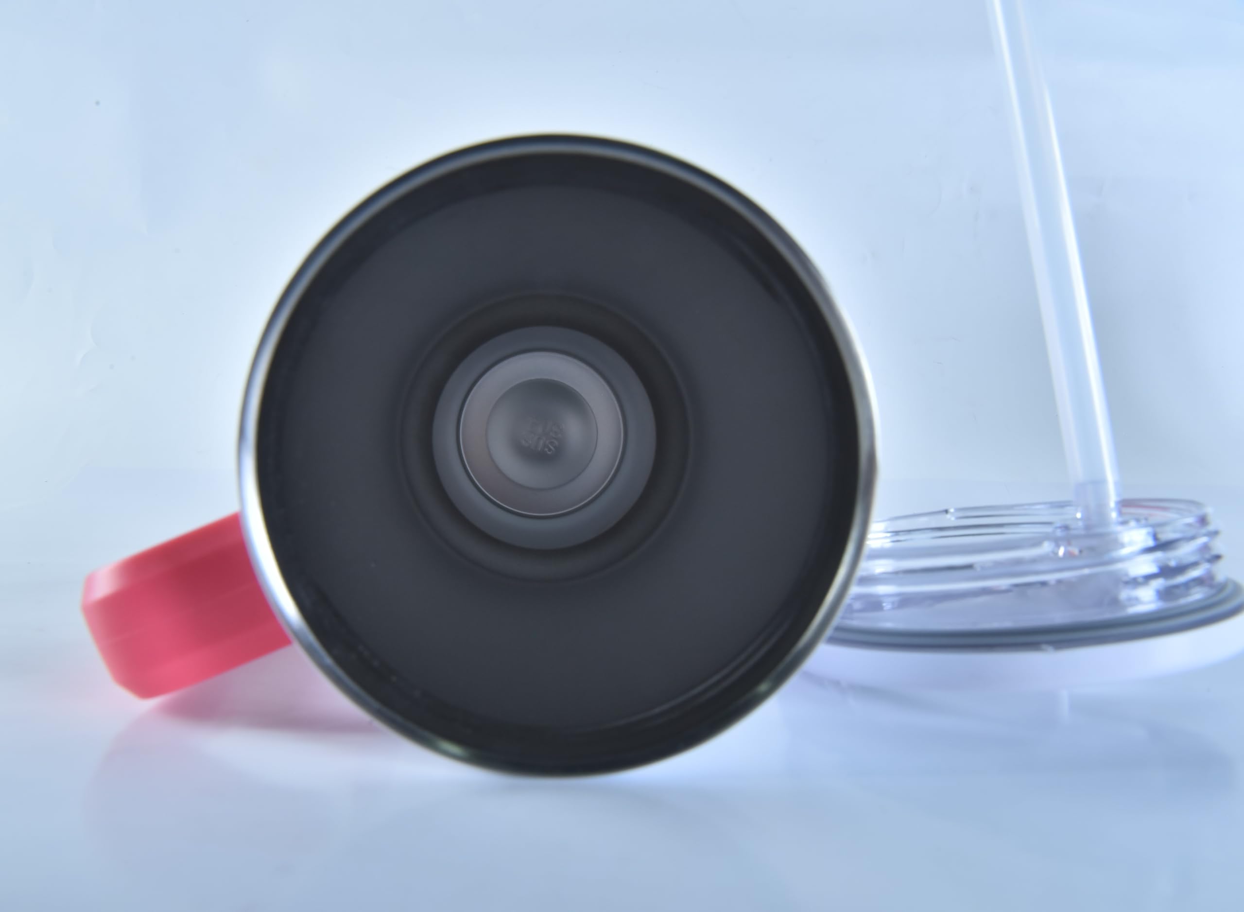 Insulated Reusable Stainless Steel Water Bottle With Straw, Coffee Mug With Lid