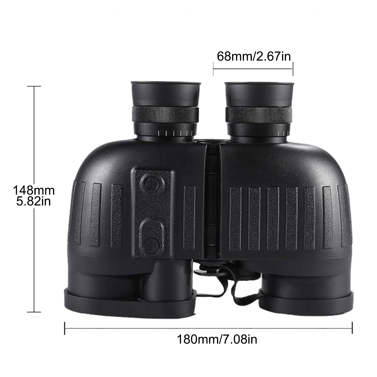 Guune 8X40 Binoculars 40Mm Lens 1500M Hd Bird Watching Waterproof Telescope With Rangefinder,Compass Hunting Binocular